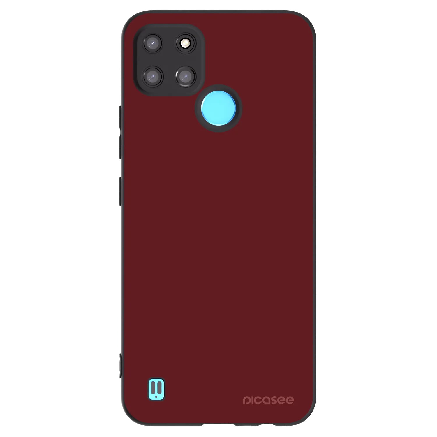 Picasee husă neagră din silicon pentru Realme C21Y - Red Bliss