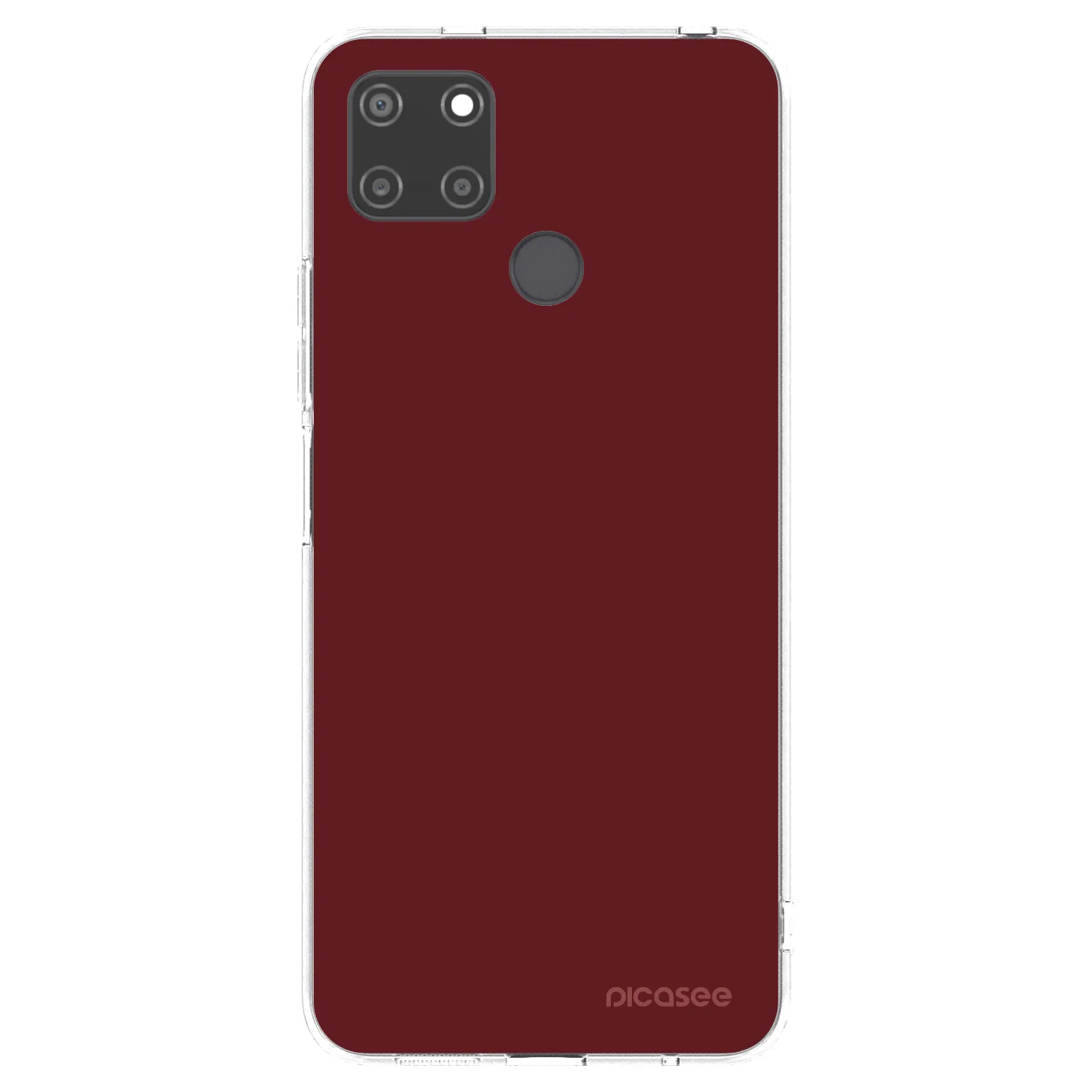 Picasee husă transparentă din silicon pentru Realme C21Y - Red Bliss