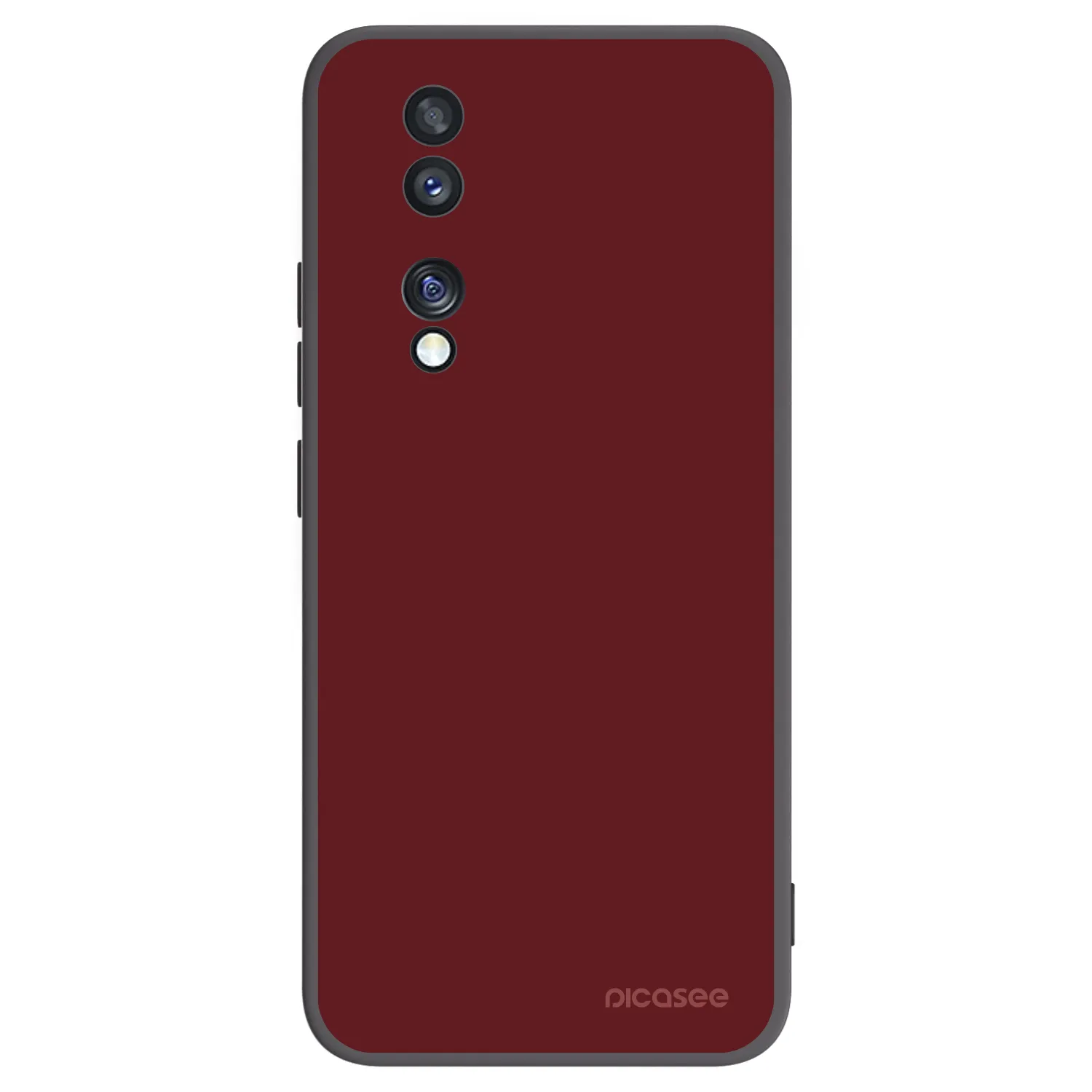 Picasee husă neagră din silicon pentru Honor 70 - Red Bliss