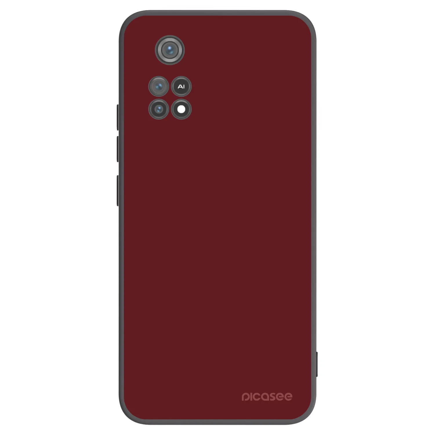 Picasee husă neagră din silicon pentru Xiaomi Poco M4 Pro - Red Bliss
