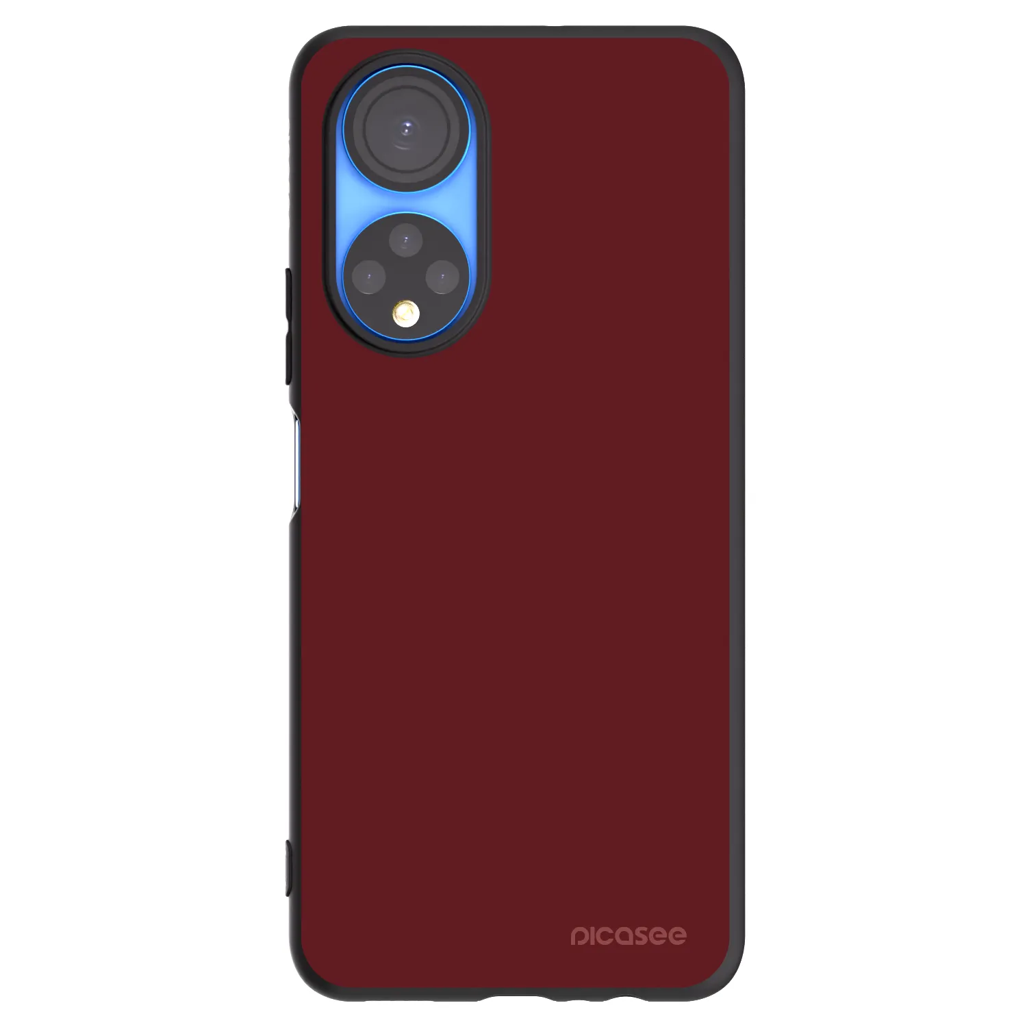 Picasee husă neagră din silicon pentru Honor X7 - Red Bliss