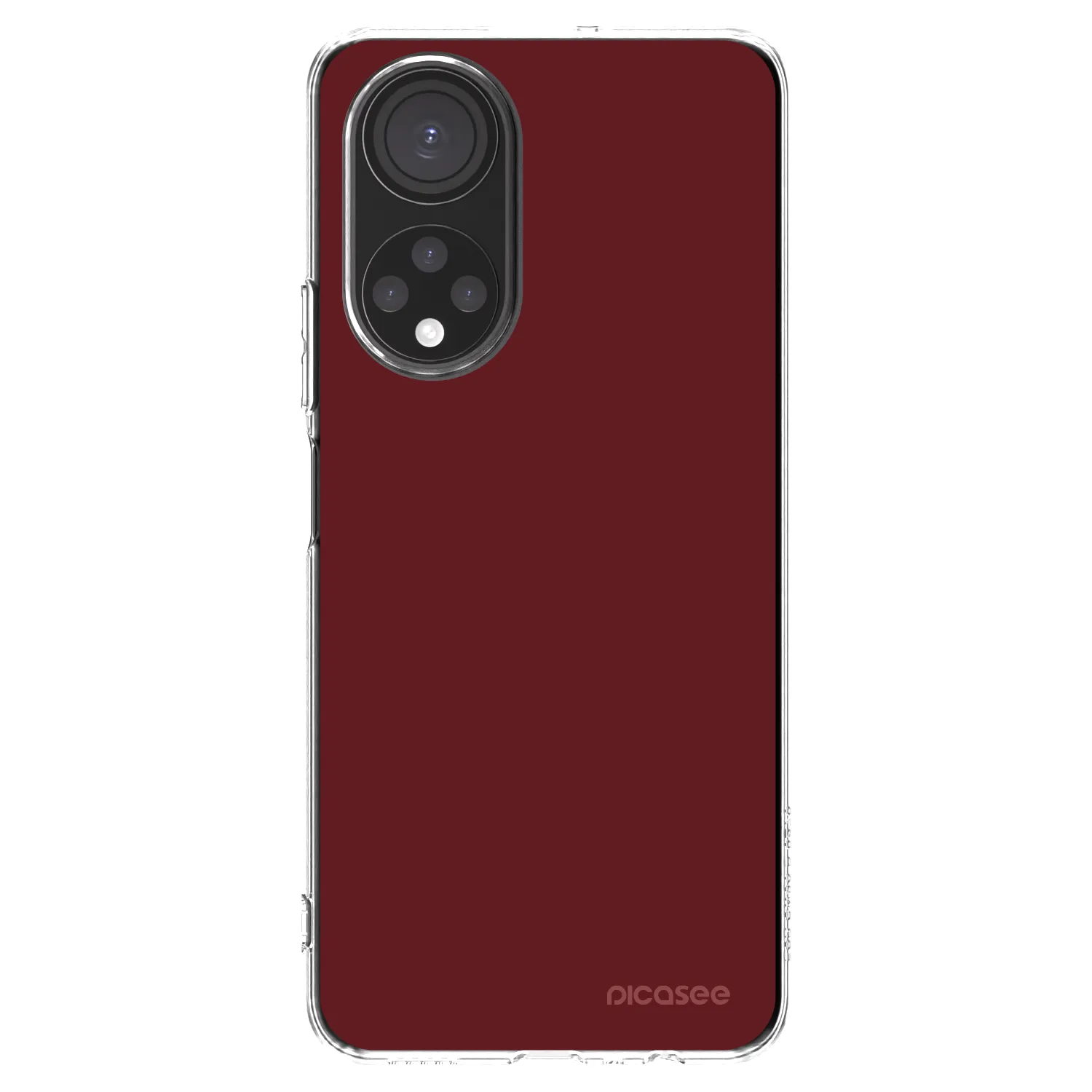 Picasee husă transparentă din silicon pentru Honor X7 - Red Bliss