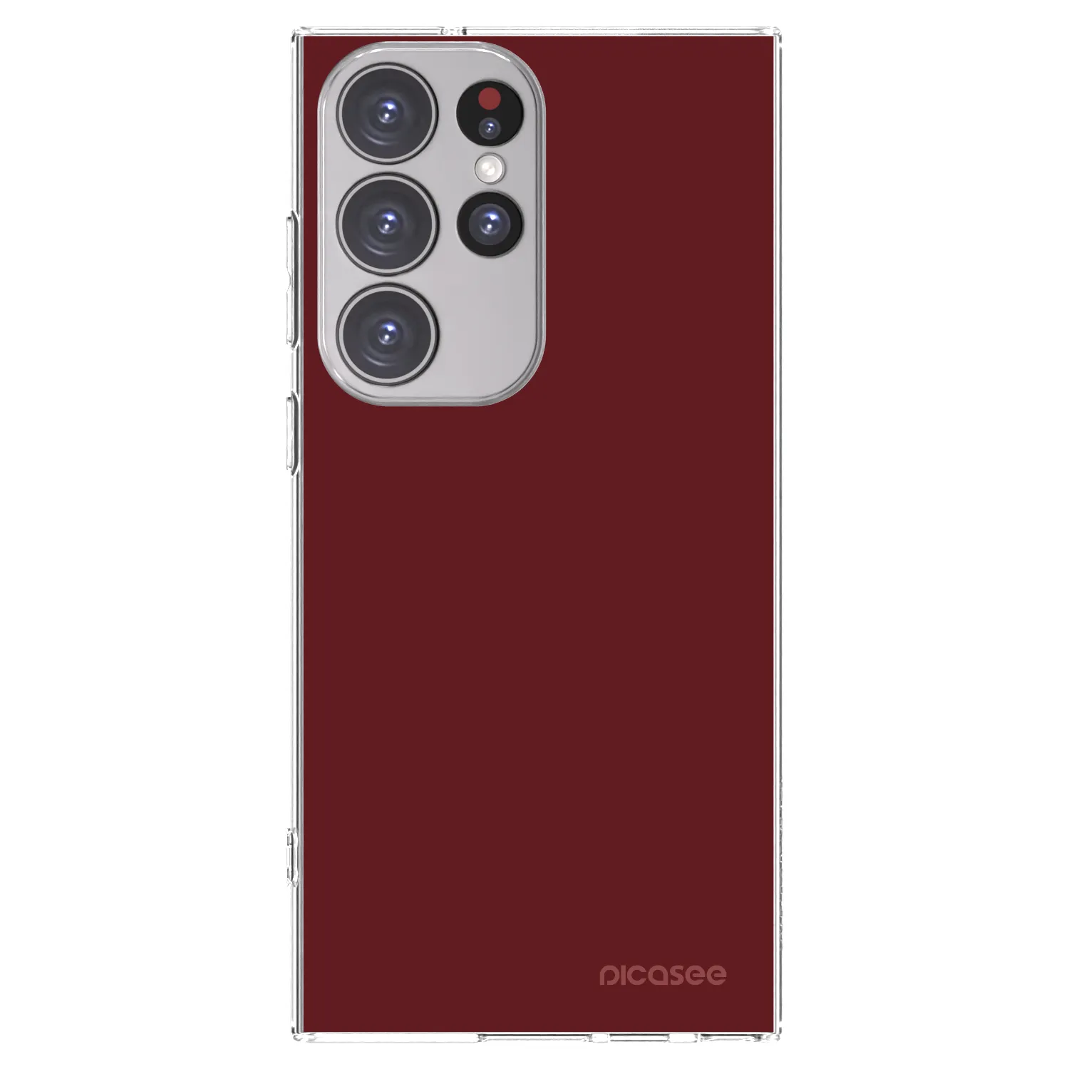 Picasee husă transparentă din silicon pentru Samsung Galaxy S23 Ultra 5G - Red Bliss