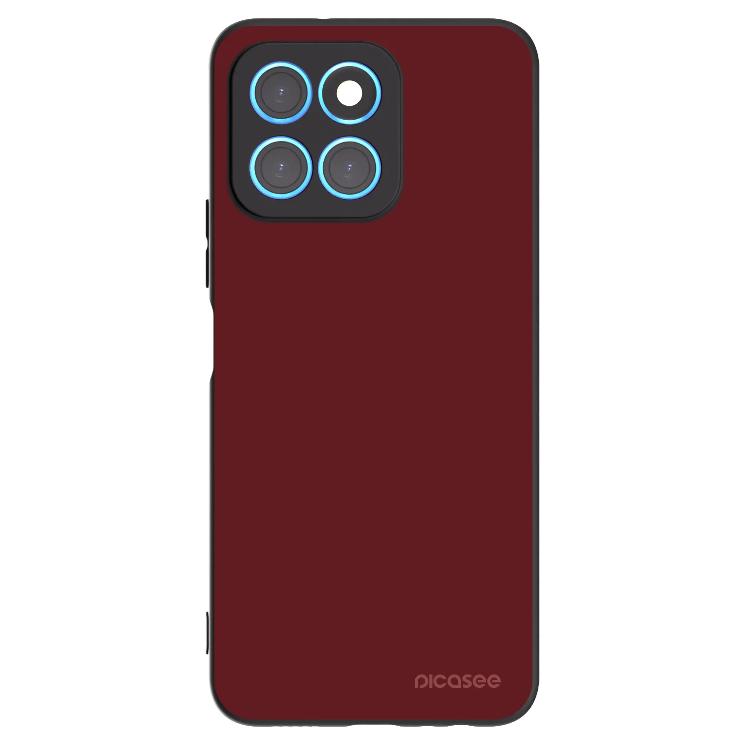 Picasee husă neagră din silicon pentru Honor X8 5G - Red Bliss