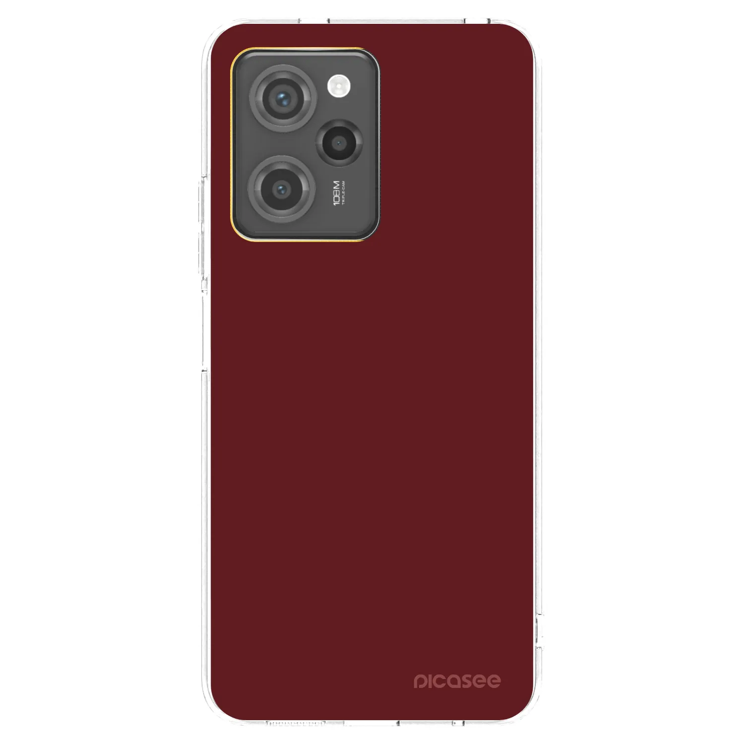 Picasee husă transparentă din silicon pentru Xiaomi Poco X5 Pro - Red Bliss