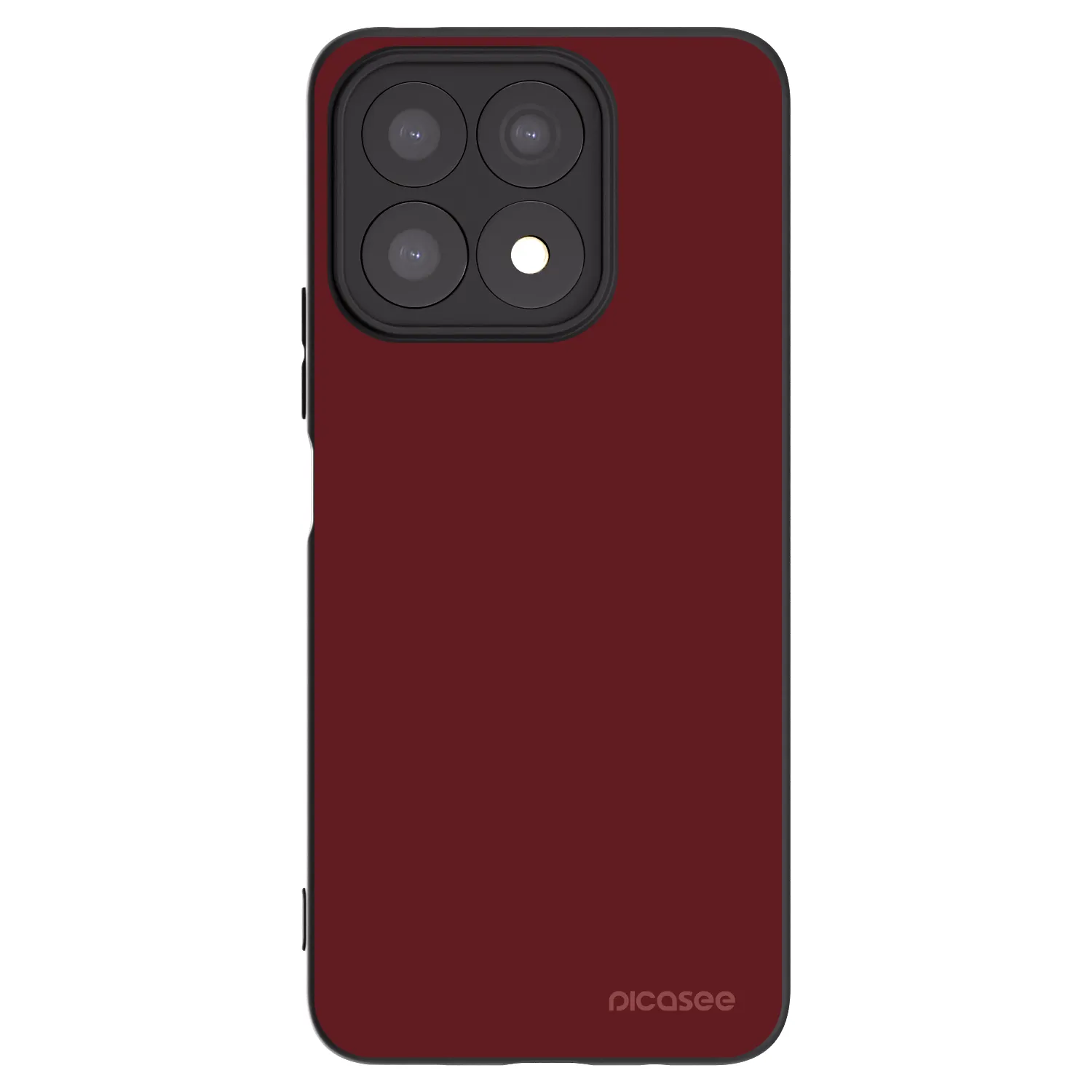 Picasee husă neagră din silicon pentru Honor X8a - Red Bliss