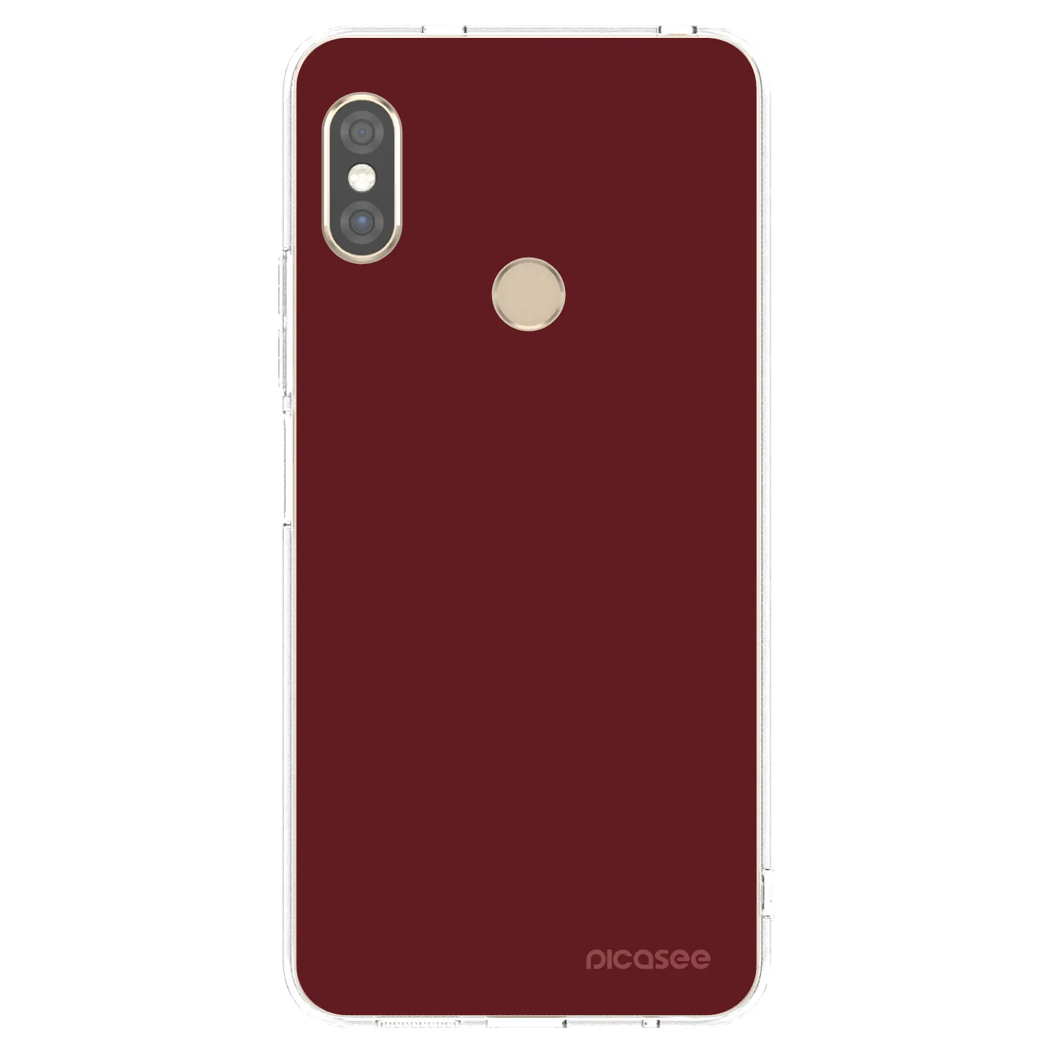 Picasee husă transparentă din silicon pentru Xiaomi Redmi Note 5 Global - Red Bliss