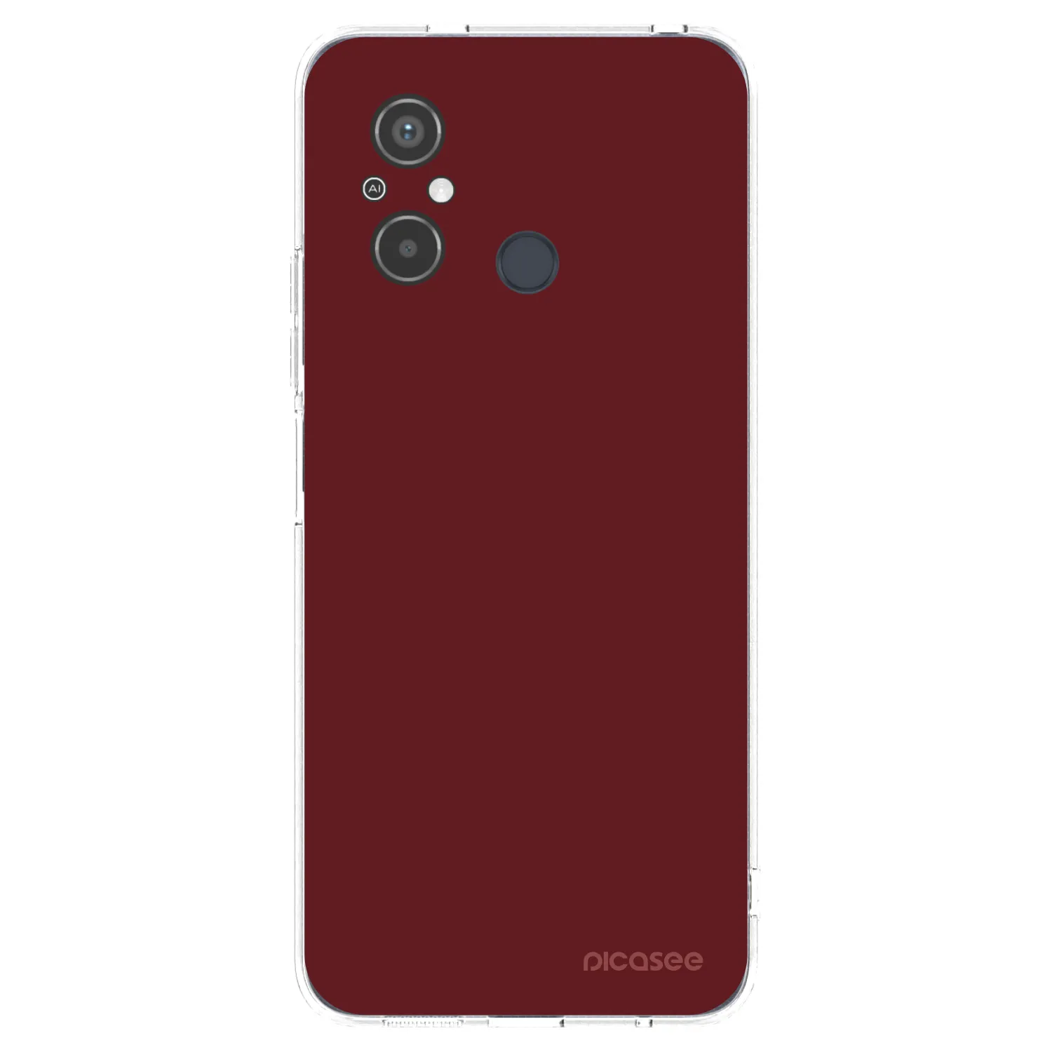 Picasee husă transparentă din silicon pentru Xiaomi Redmi 12C - Red Bliss