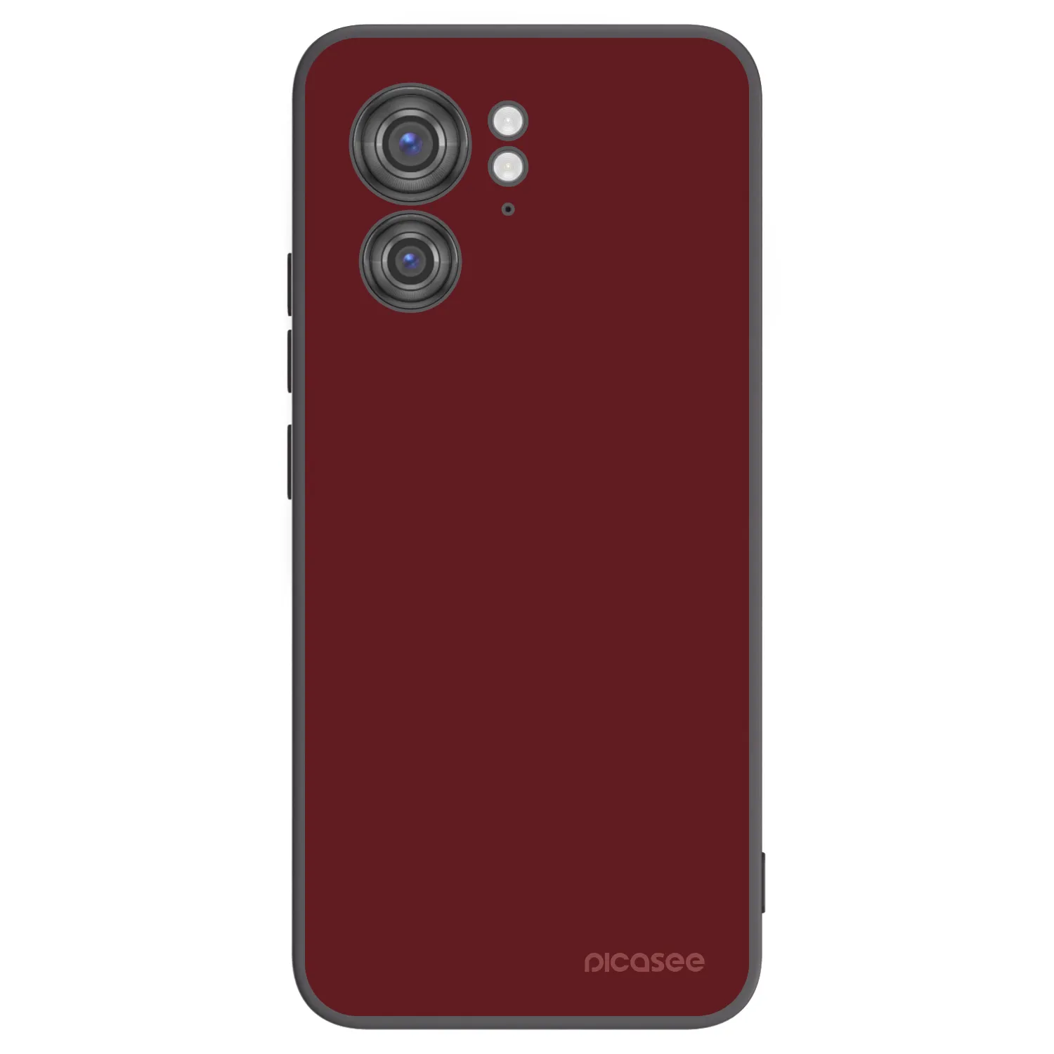 Picasee husă neagră din silicon pentru Motorola Edge 40 - Red Bliss