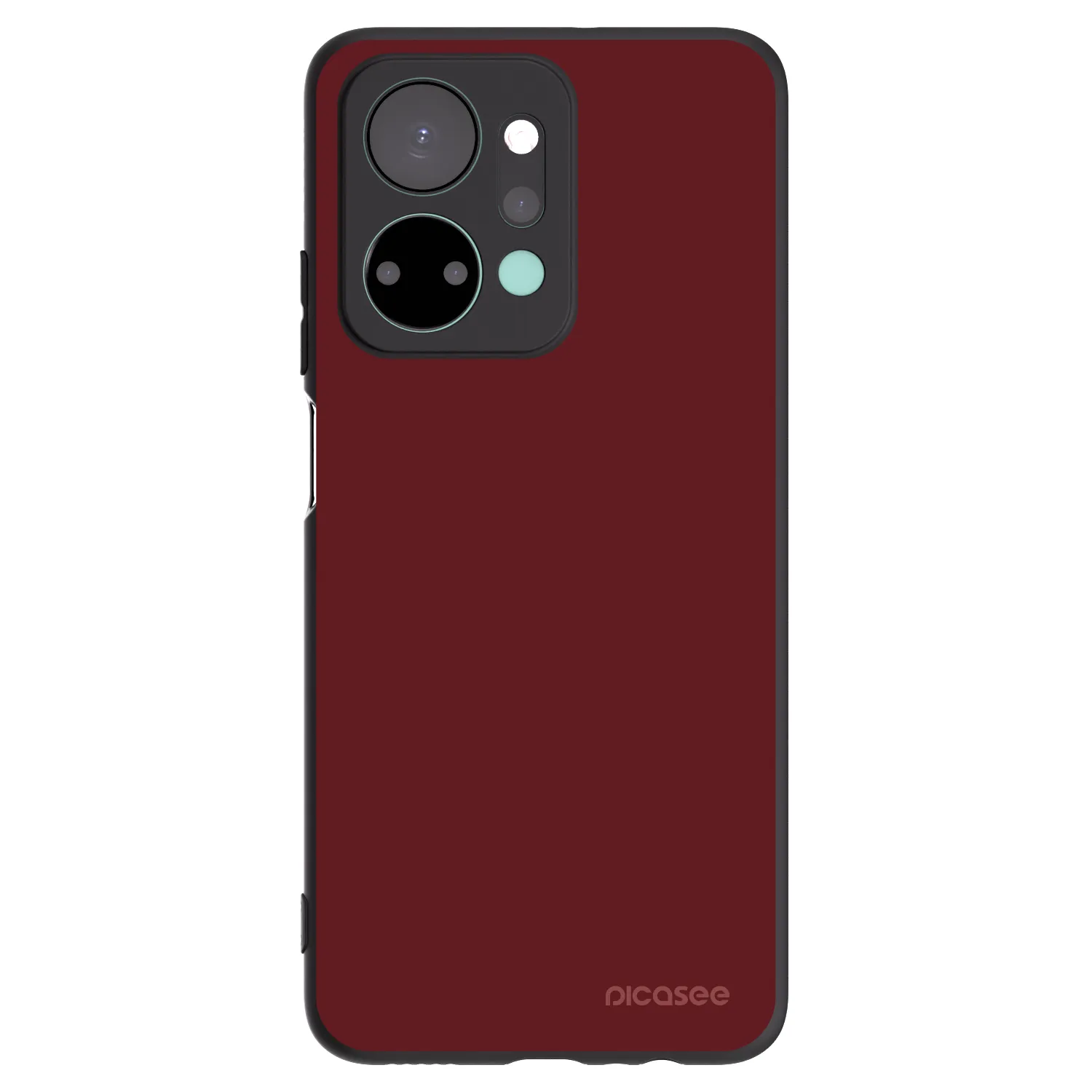 Picasee husă neagră din silicon pentru Honor X7a - Red Bliss