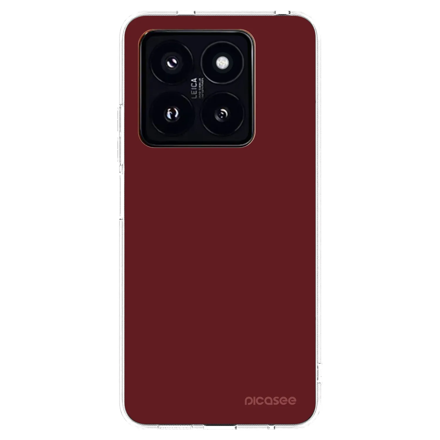 Picasee husă transparentă din silicon pentru Xiaomi 14 Pro - Red Bliss