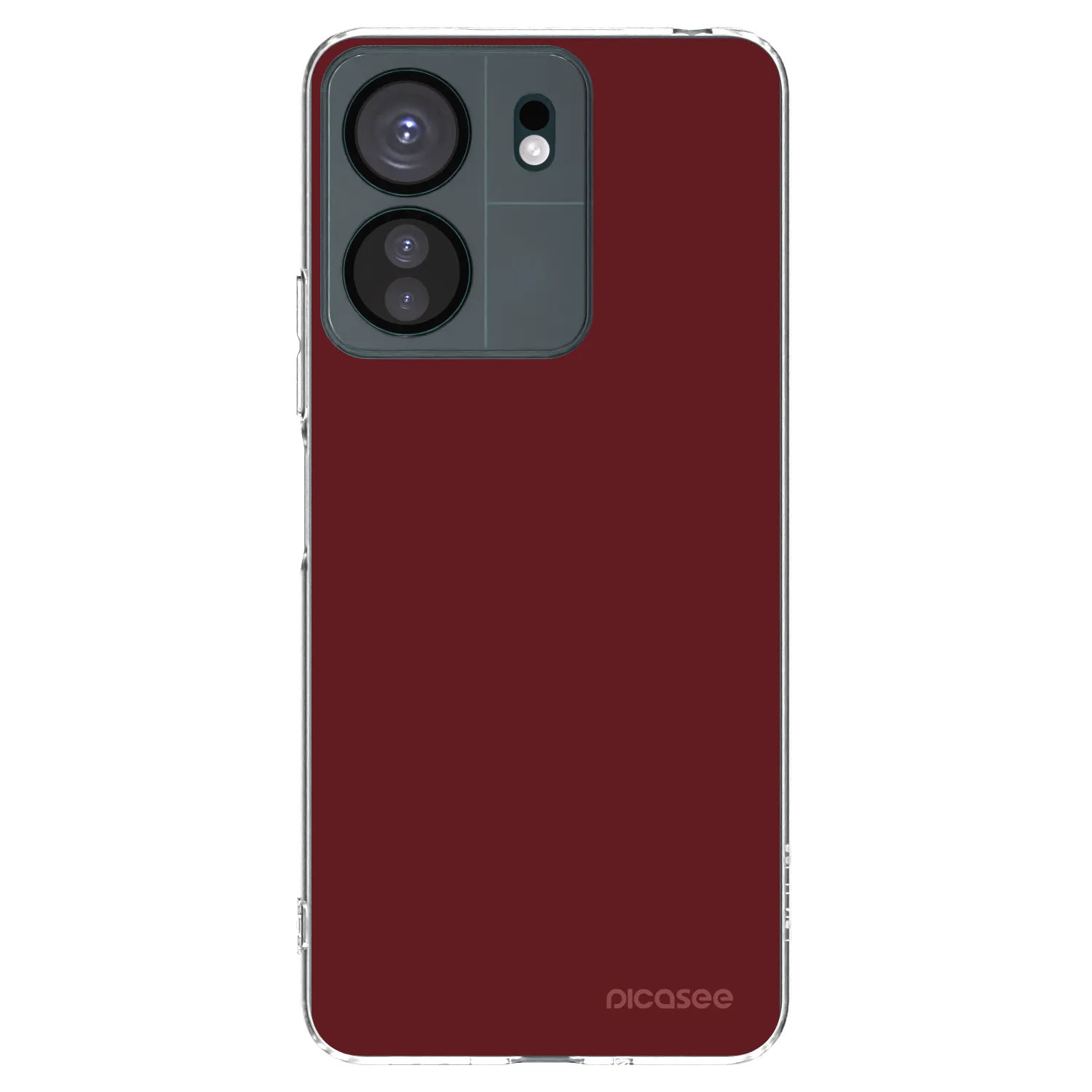 Picasee husă transparentă din silicon pentru Xiaomi Redmi 13C 4G - Red Bliss