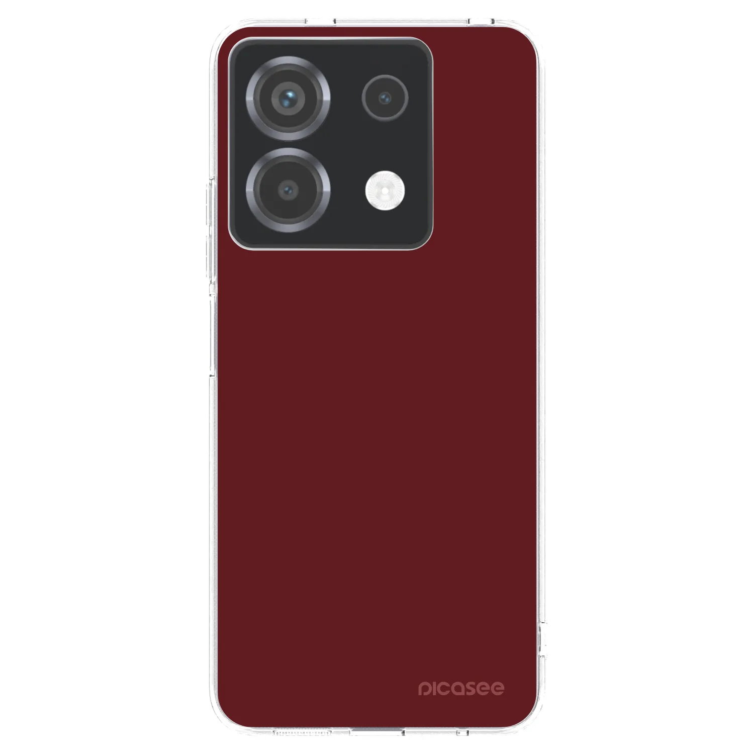 Picasee husă transparentă din silicon pentru Xiaomi Poco X6 - Red Bliss