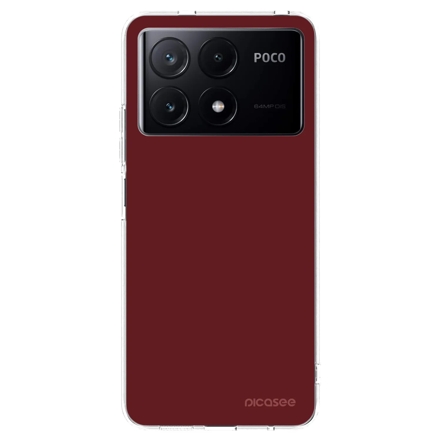 Picasee husă transparentă din silicon pentru Xiaomi Poco X6 Pro - Red Bliss