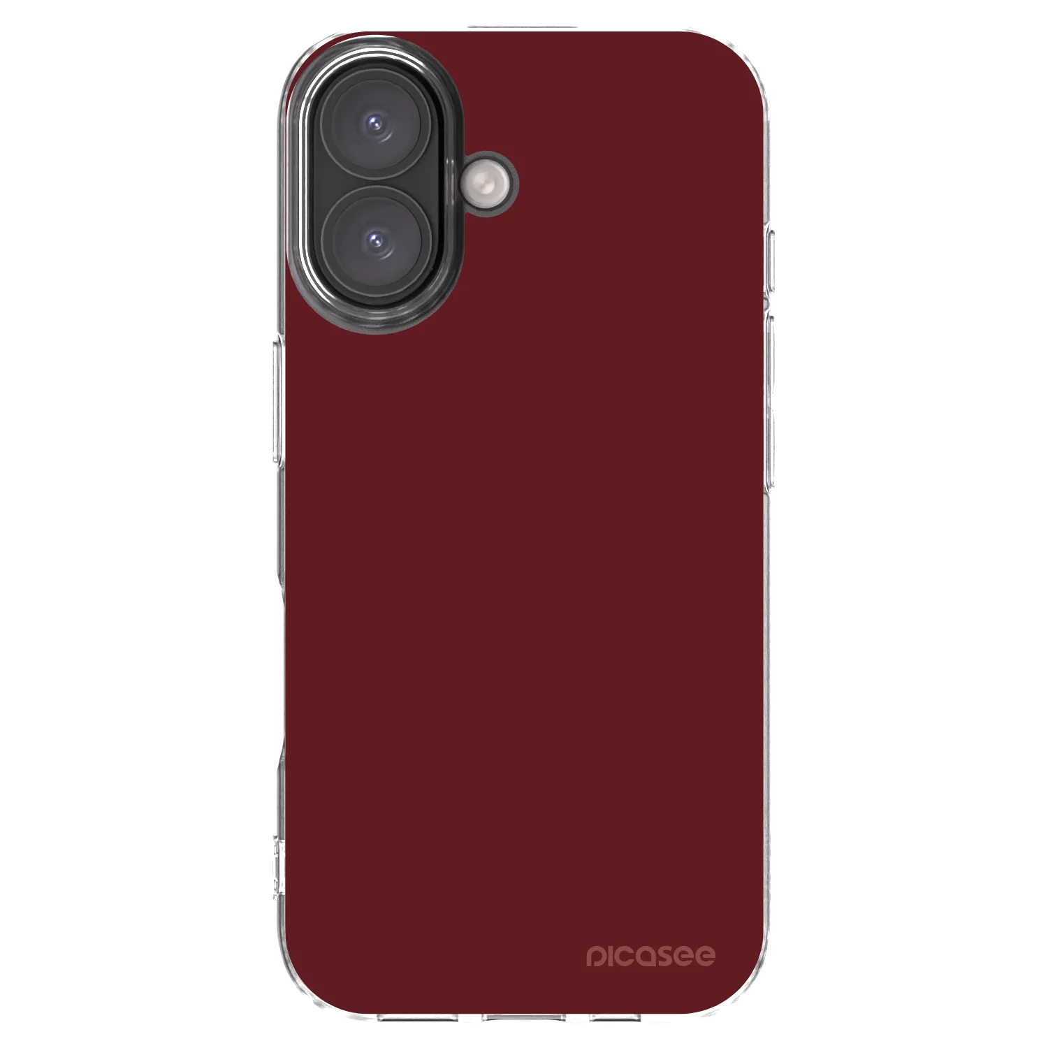Picasee husă transparentă din silicon pentru Apple iPhone 16 - Red Bliss