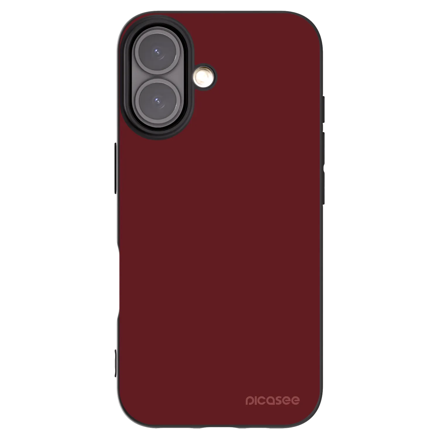 Picasee husă neagră din silicon pentru Apple iPhone 16 - Red Bliss