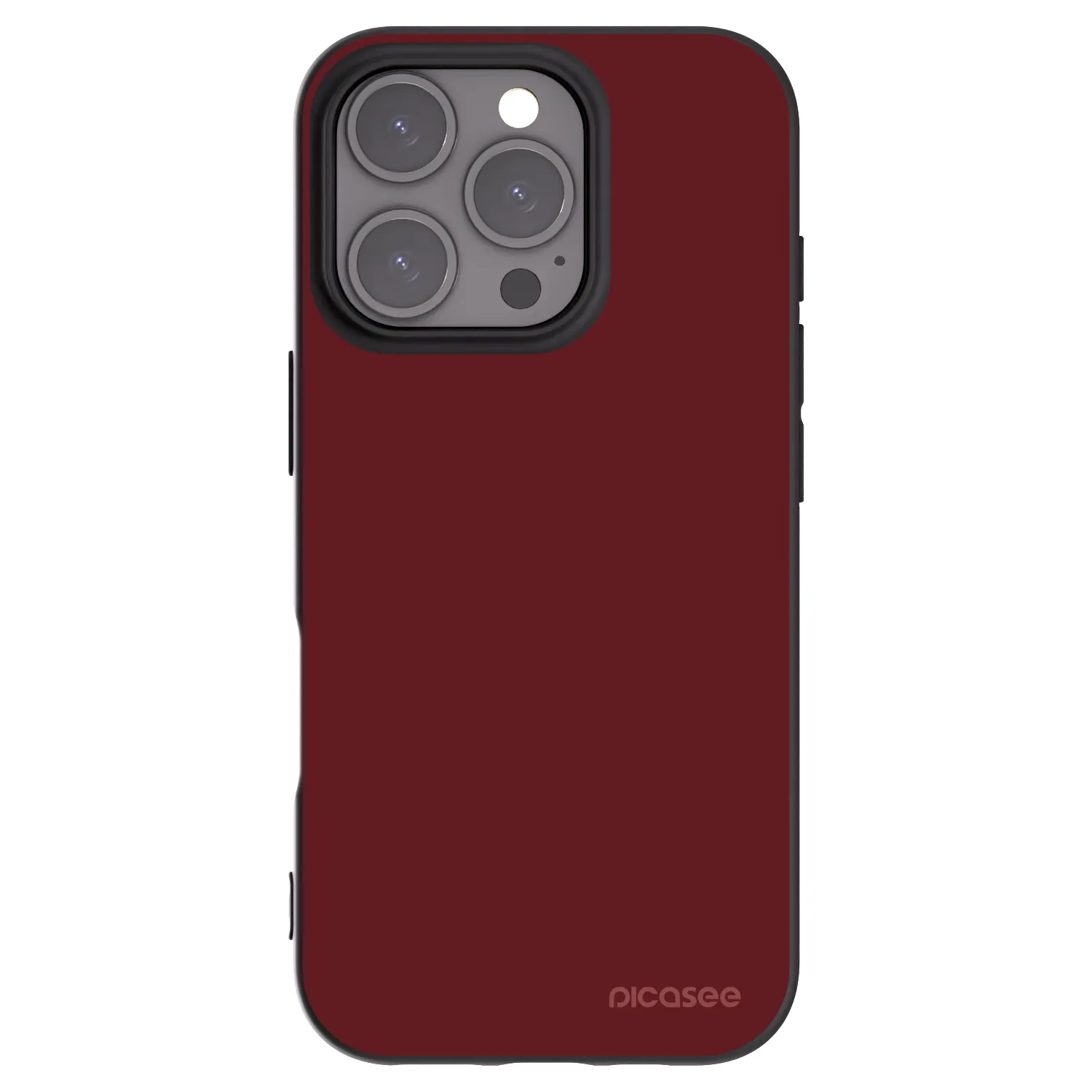 Picasee husă neagră din silicon pentru Apple iPhone 16 Pro - Red Bliss