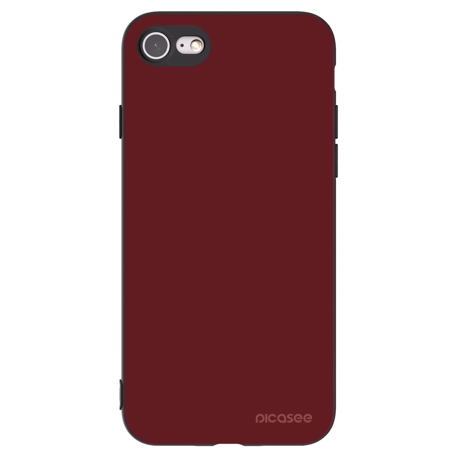 Picasee husă neagră din silicon pentru Apple iPhone 8 - Red Bliss