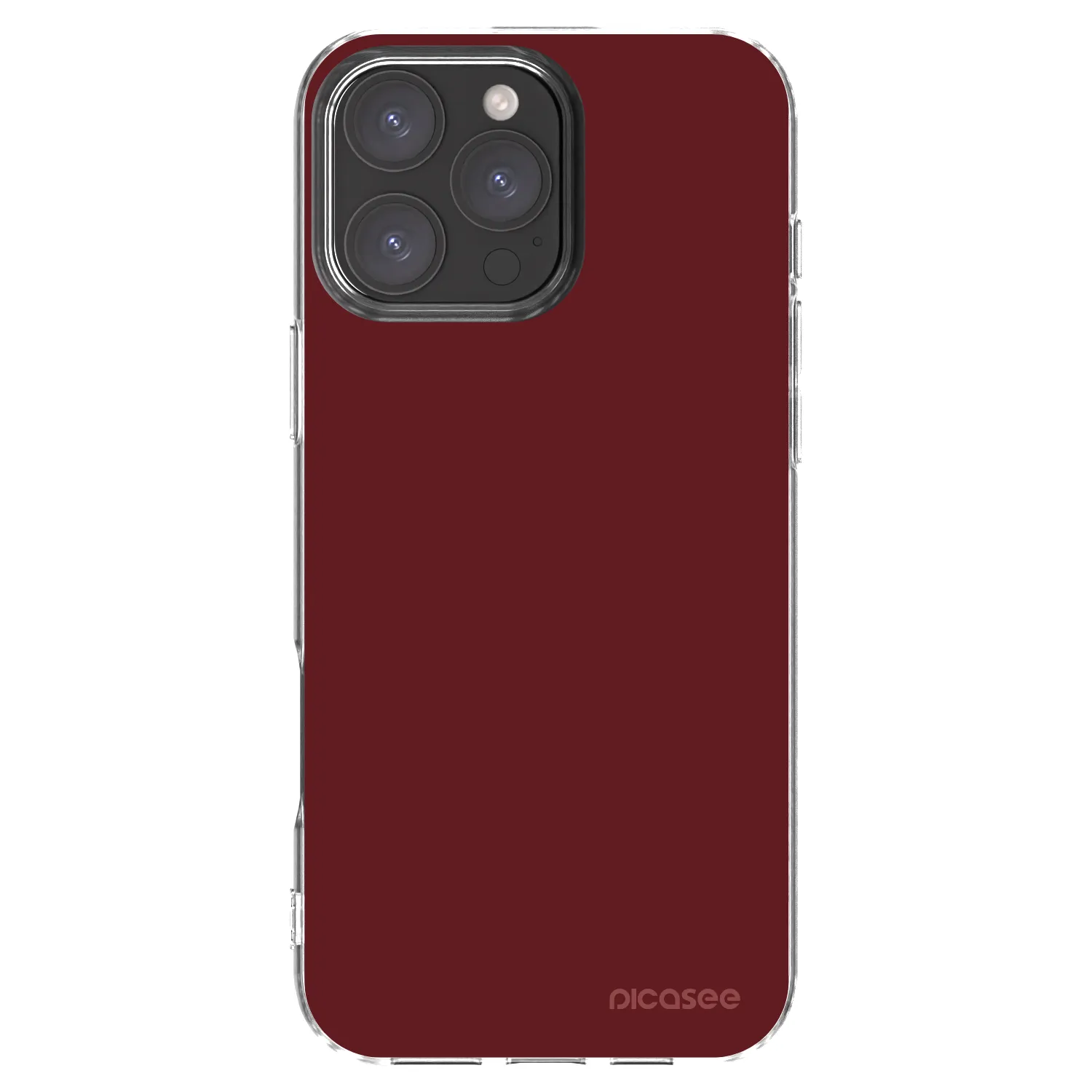 Picasee husă transparentă din silicon pentru Apple iPhone 16 Pro Max - Red Bliss