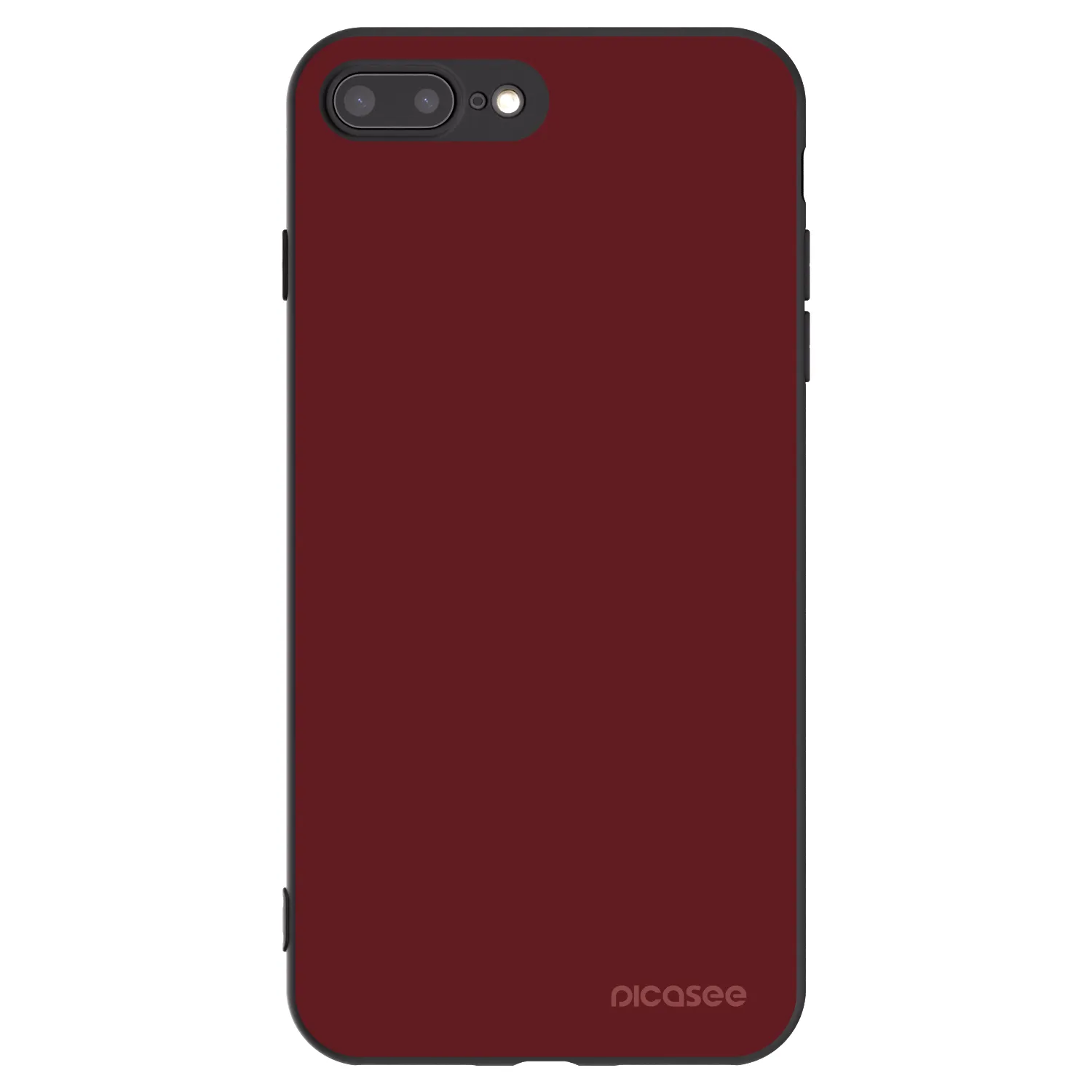 Picasee husă neagră din silicon pentru Apple iPhone 8 Plus - Red Bliss