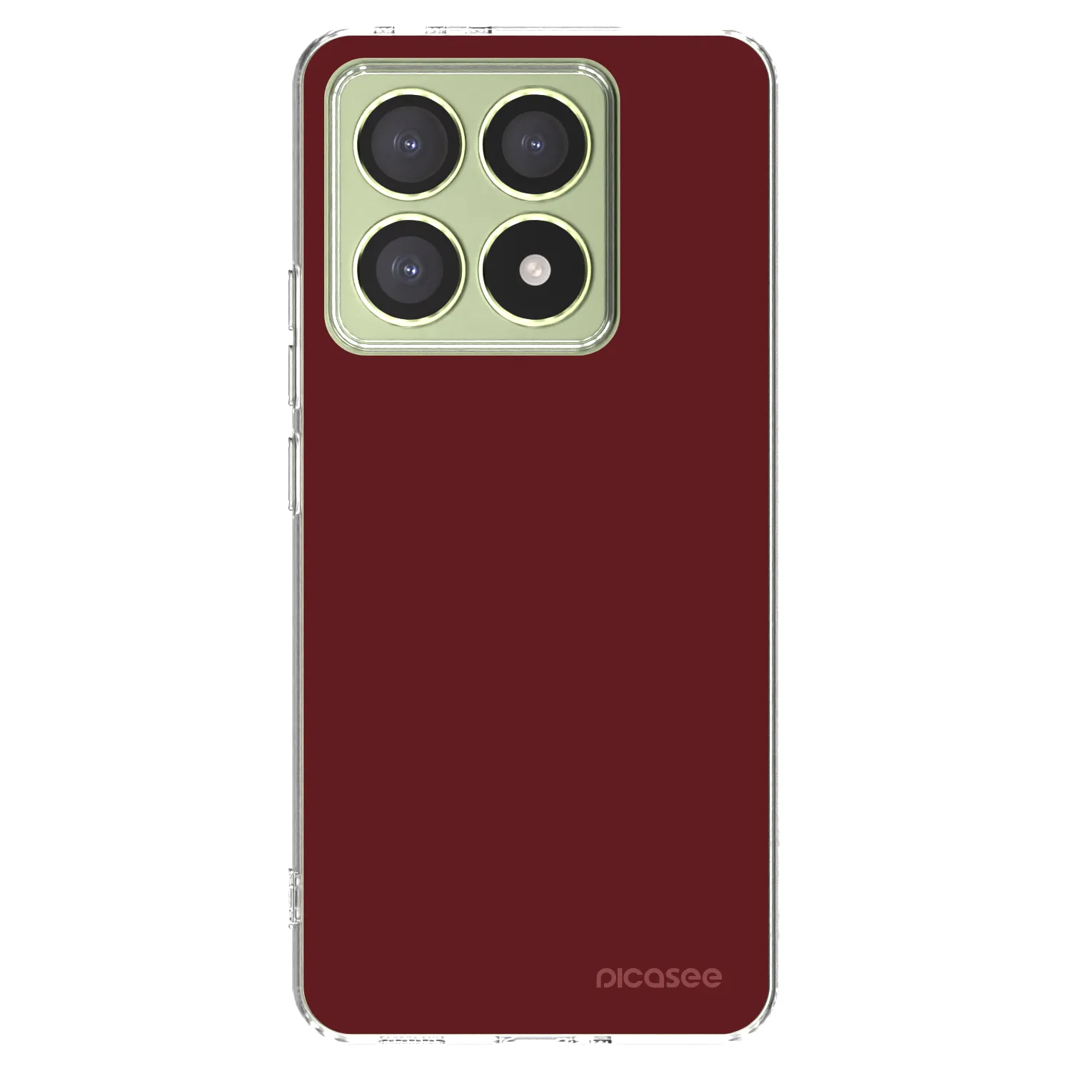 Picasee husă transparentă din silicon pentru Xiaomi 14T - Red Bliss