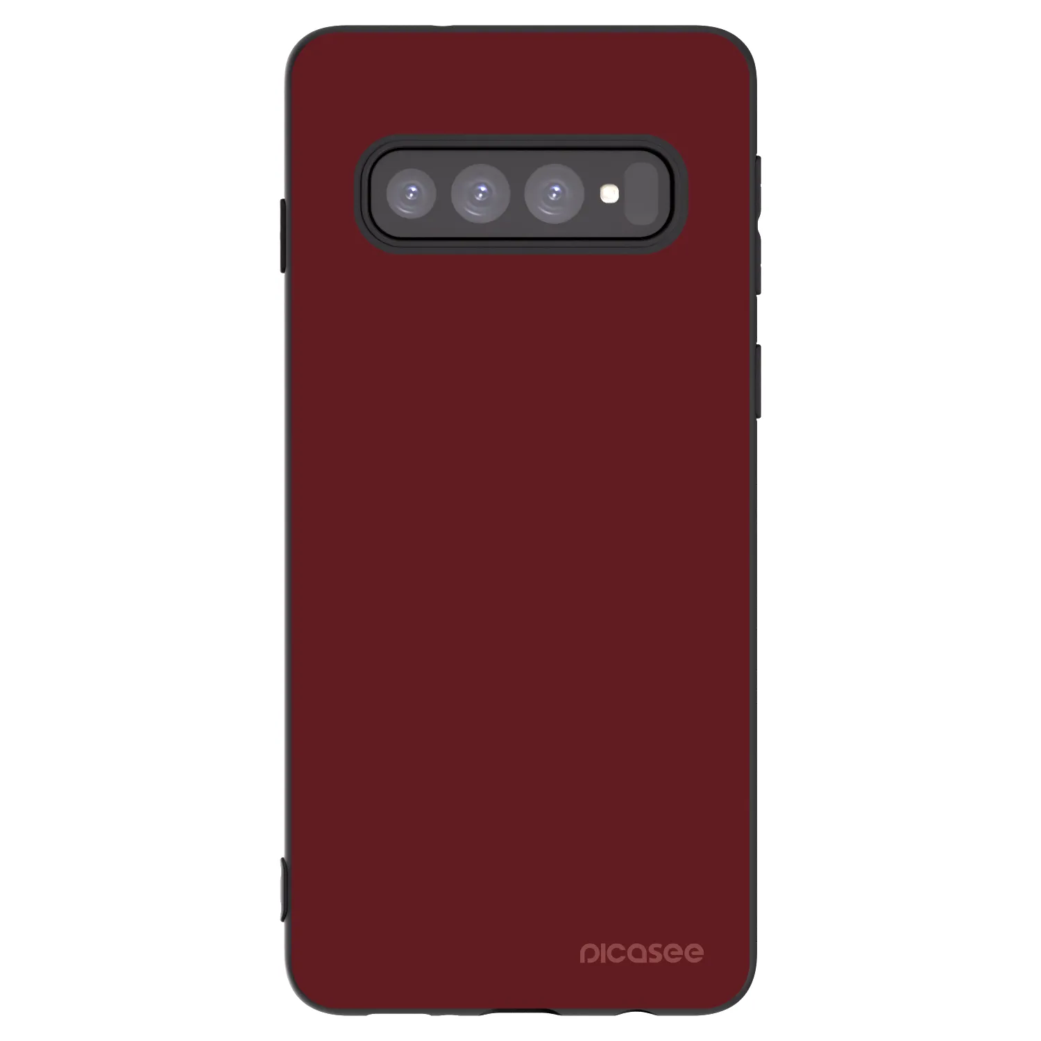 Picasee husă neagră din silicon pentru Samsung Galaxy S10 G973 - Red Bliss