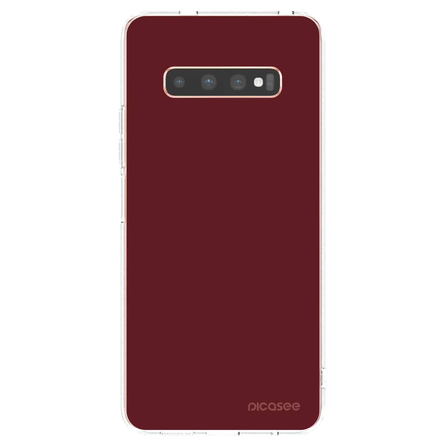 Picasee husă transparentă din silicon pentru Samsung Galaxy S10 Plus G975 - Red Bliss