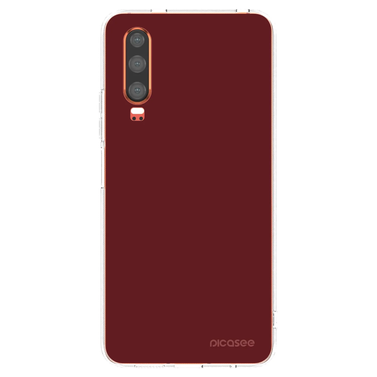 Picasee husă transparentă din silicon pentru Huawei P30 - Red Bliss