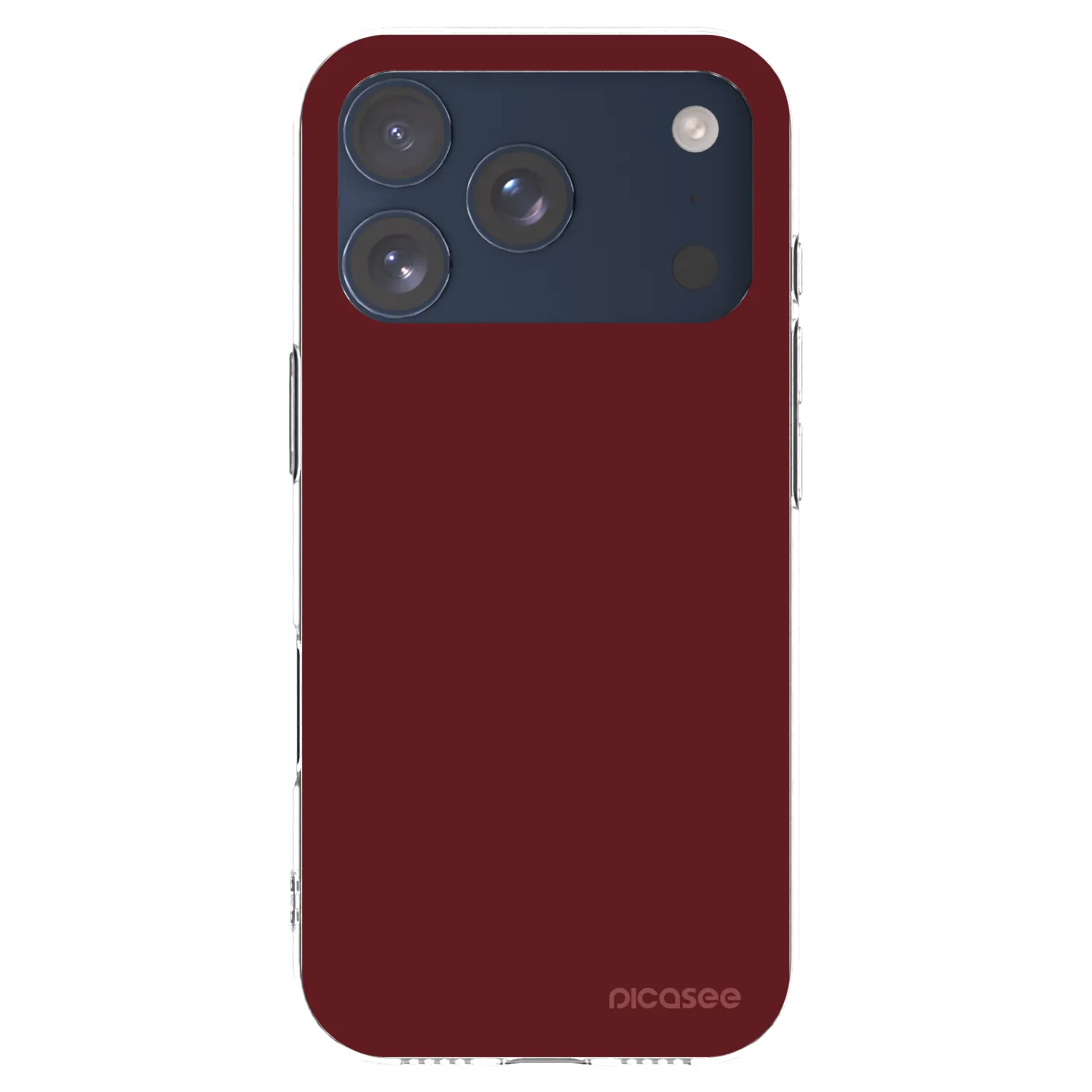 Picasee husă transparentă din silicon pentru Apple iPhone 17 Pro - Red Bliss