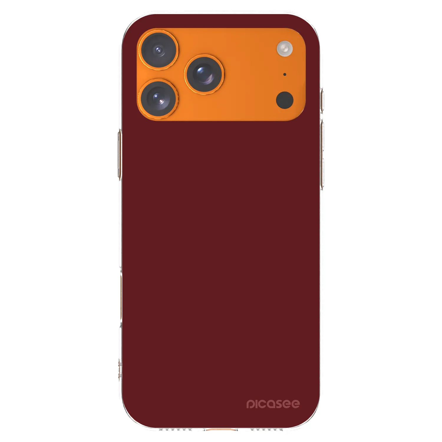 Picasee husă transparentă din silicon pentru Apple iPhone 17 Pro Max - Red Bliss