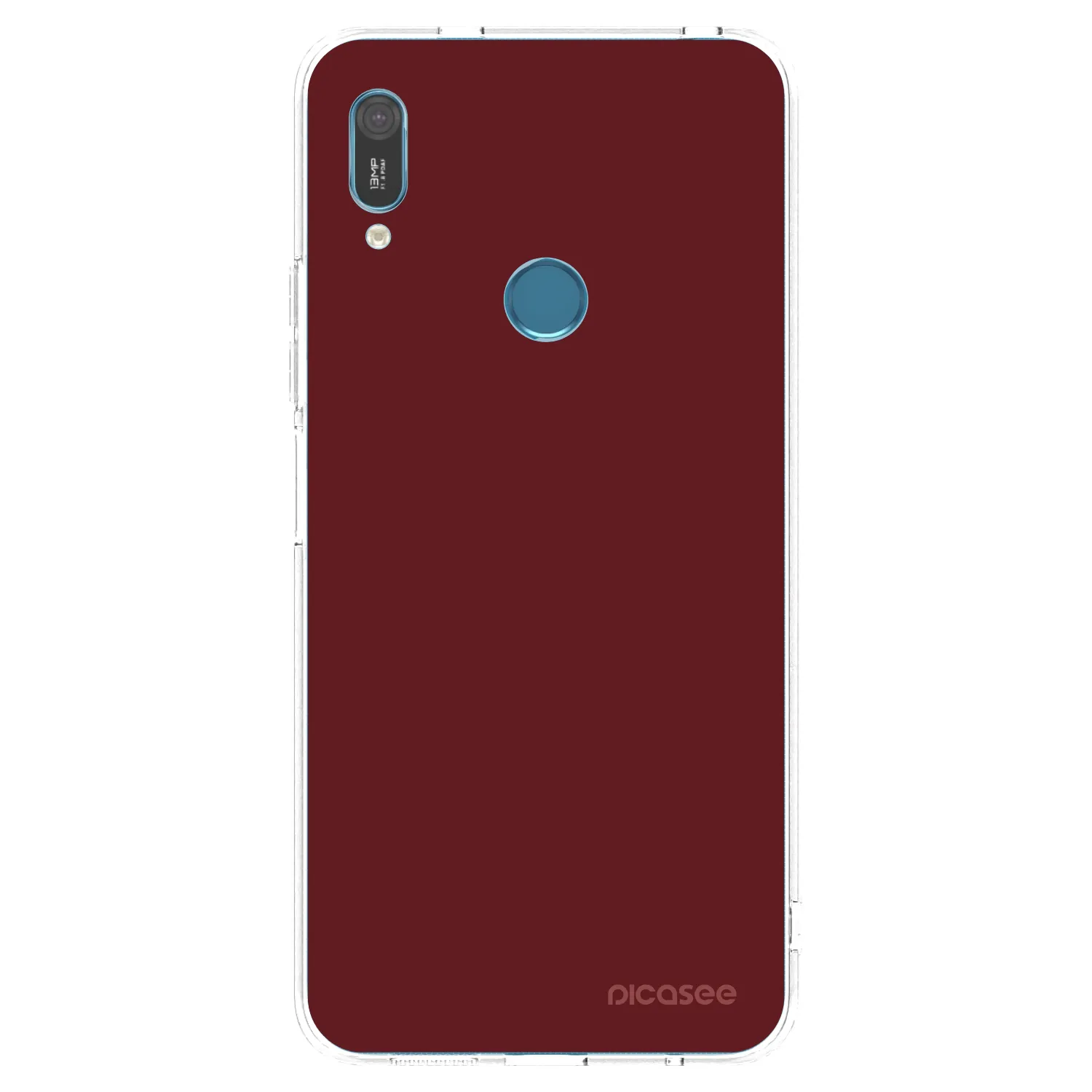 Picasee husă transparentă din silicon pentru Huawei Y6 2019 - Red Bliss