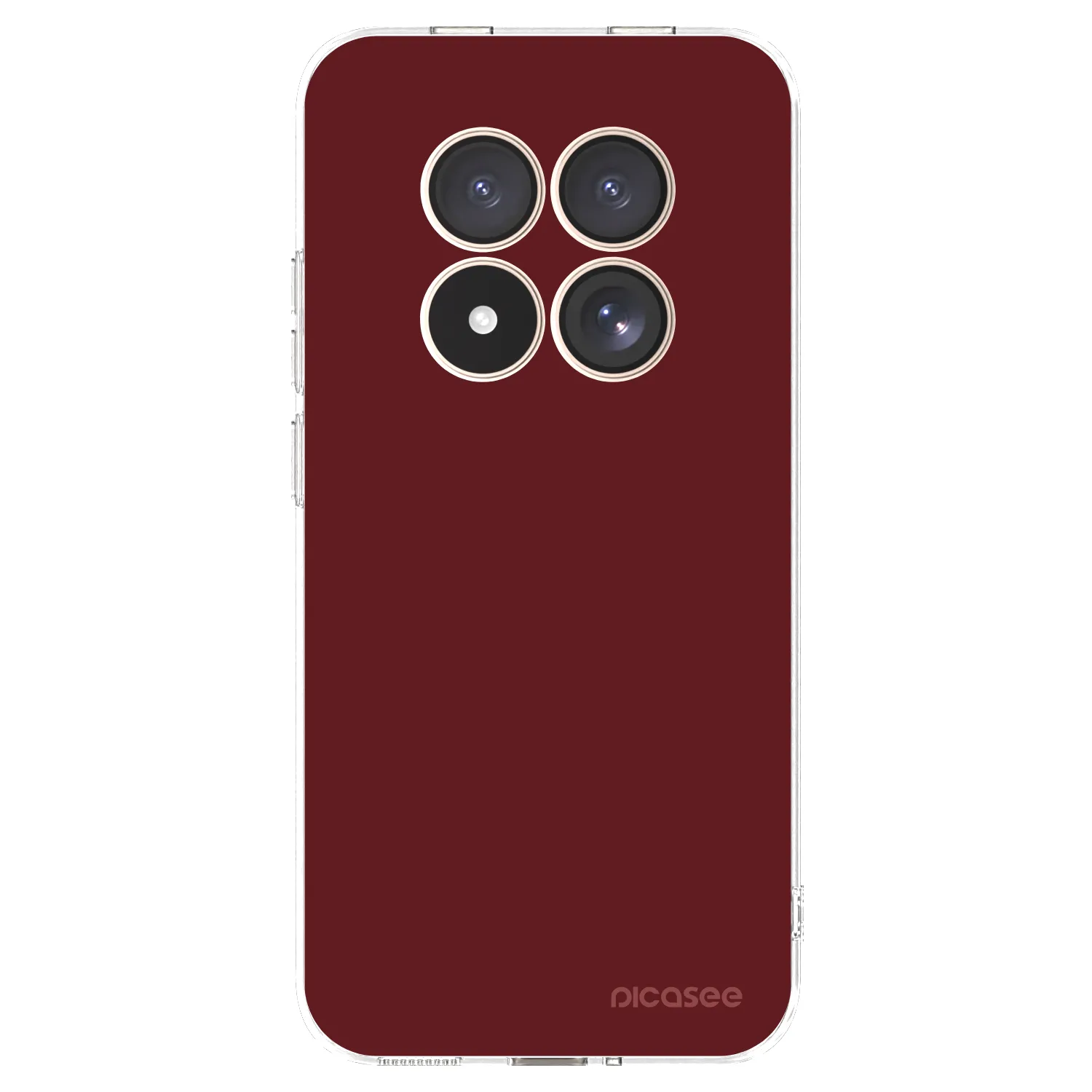 Picasee husă transparentă din silicon pentru Xiaomi Redmi Note 15 Pro 4G - Red Bliss