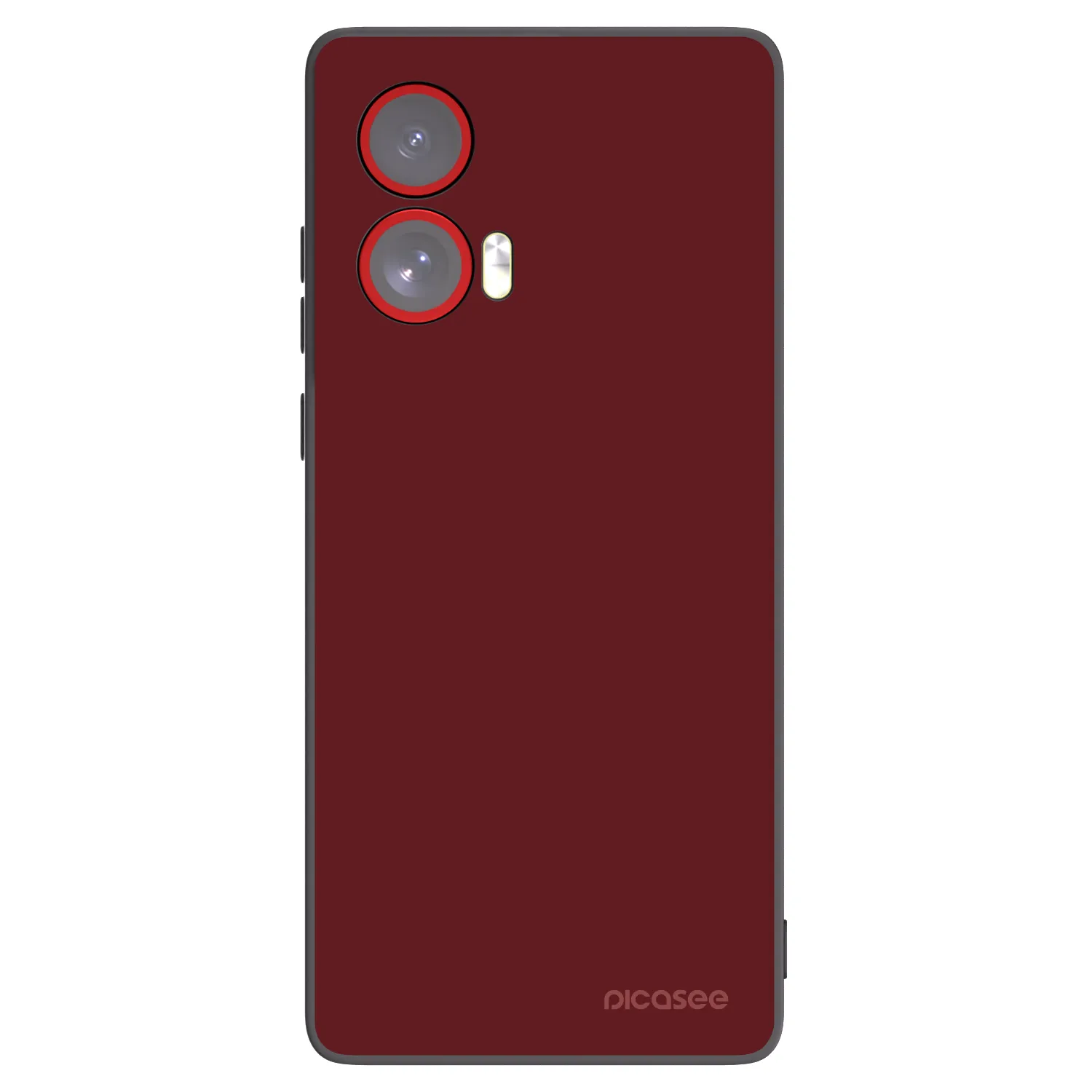 Picasee husă neagră din silicon pentru Motorola Edge 50 Fusion - Red Bliss
