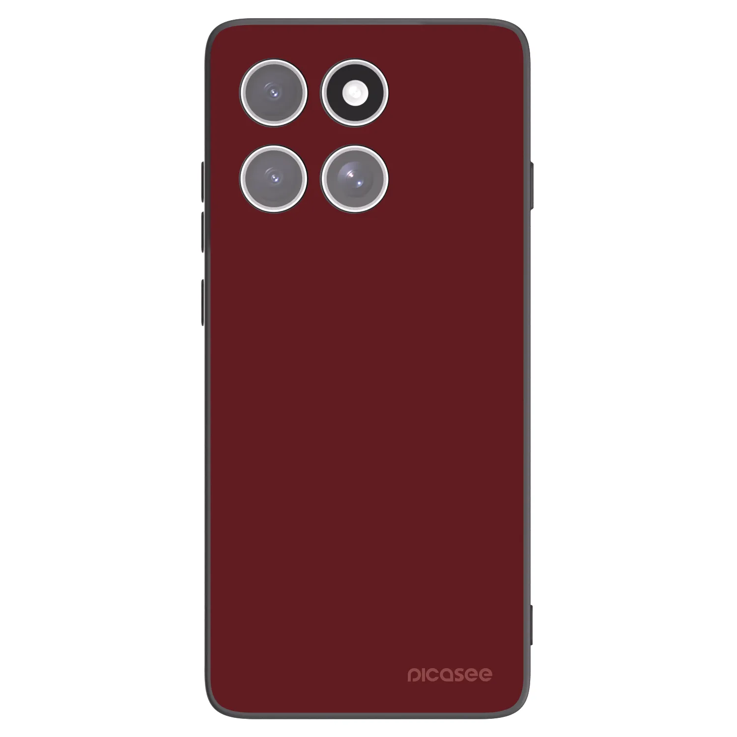 Picasee husă neagră din silicon pentru Motorola Edge 60 Fusion - Red Bliss