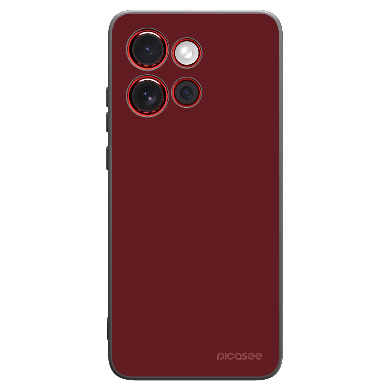Picasee husă neagră din silicon pentru Motorola Edge 60 Neo 5G - Red Bliss