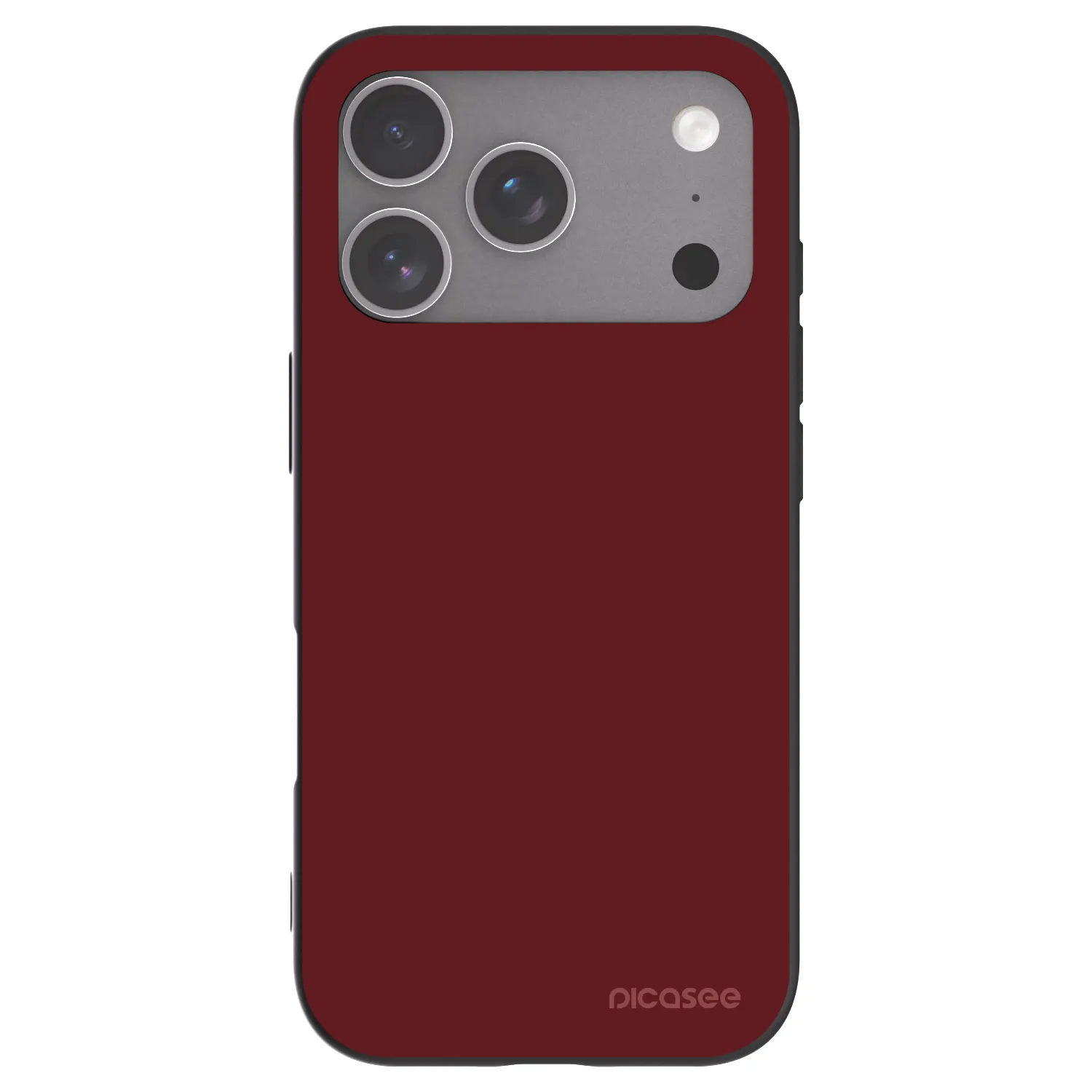 Picasee husă neagră din silicon pentru Apple iPhone 18 Pro - Red Bliss
