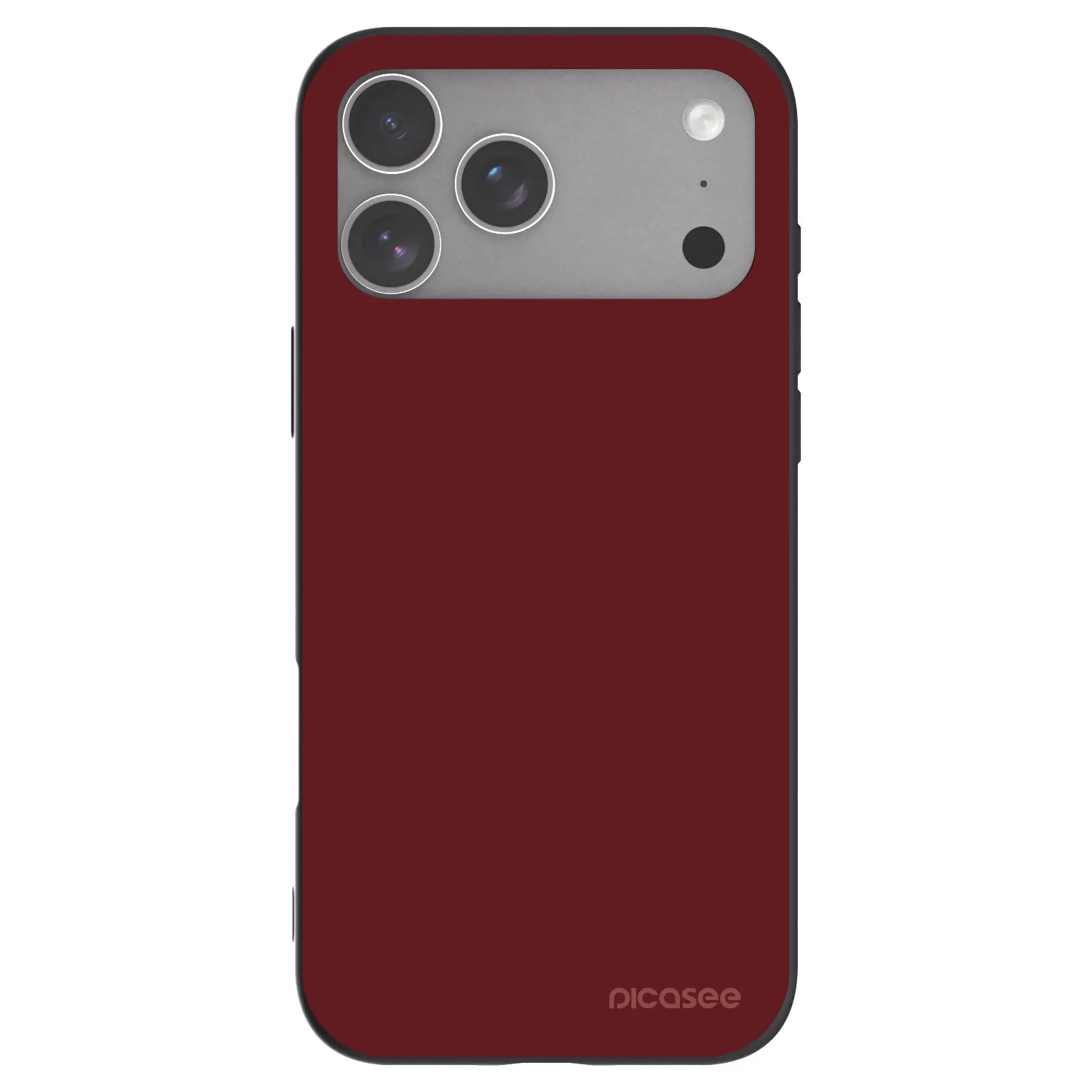 Picasee husă neagră din silicon pentru Apple iPhone 18 Pro Max - Red Bliss