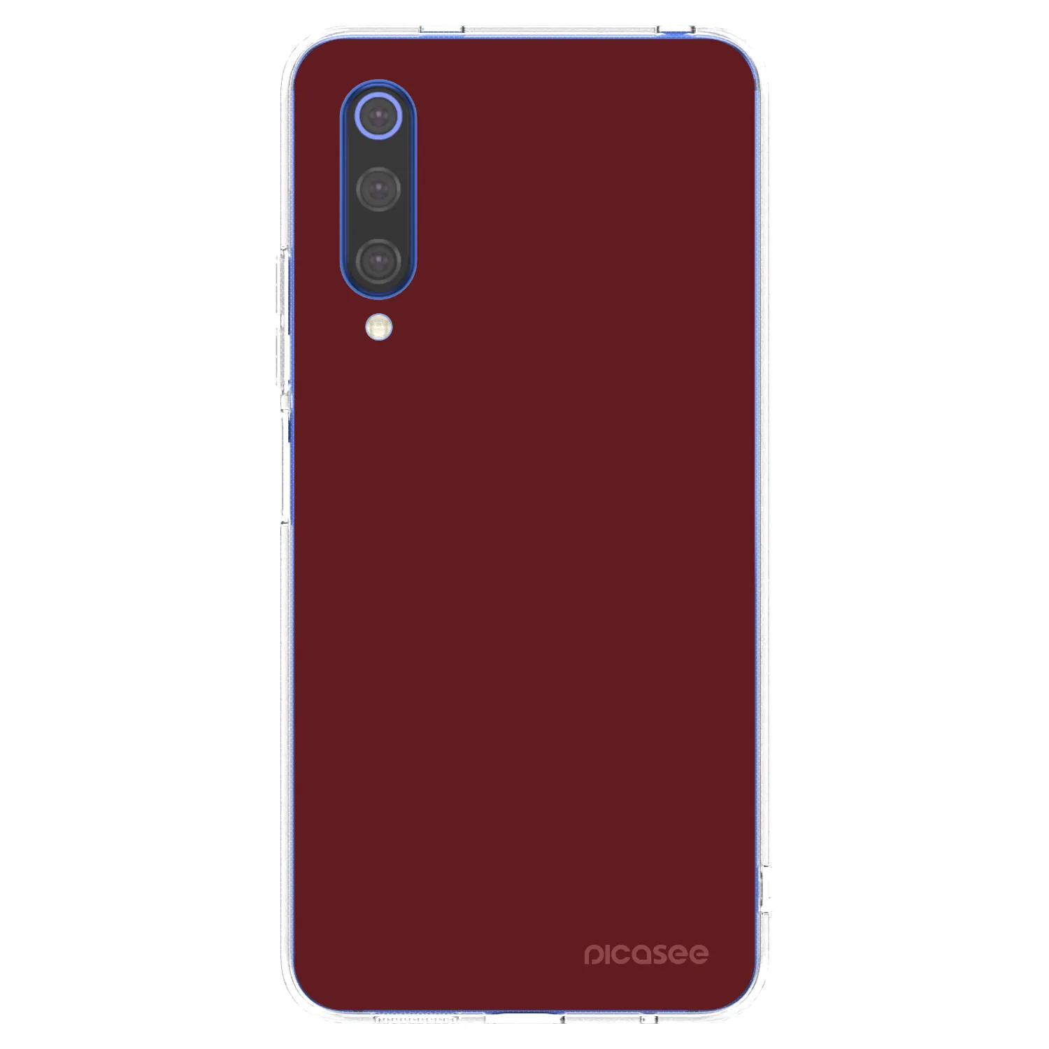 Picasee husă transparentă din silicon pentru Xiaomi Mi 9 SE - Red Bliss