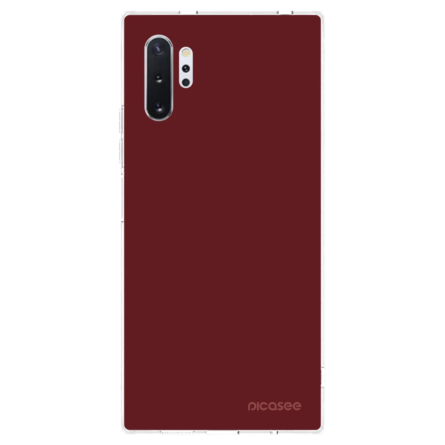 Picasee husă transparentă din silicon pentru Samsung Galaxy Note 10+ N975F - Red Bliss