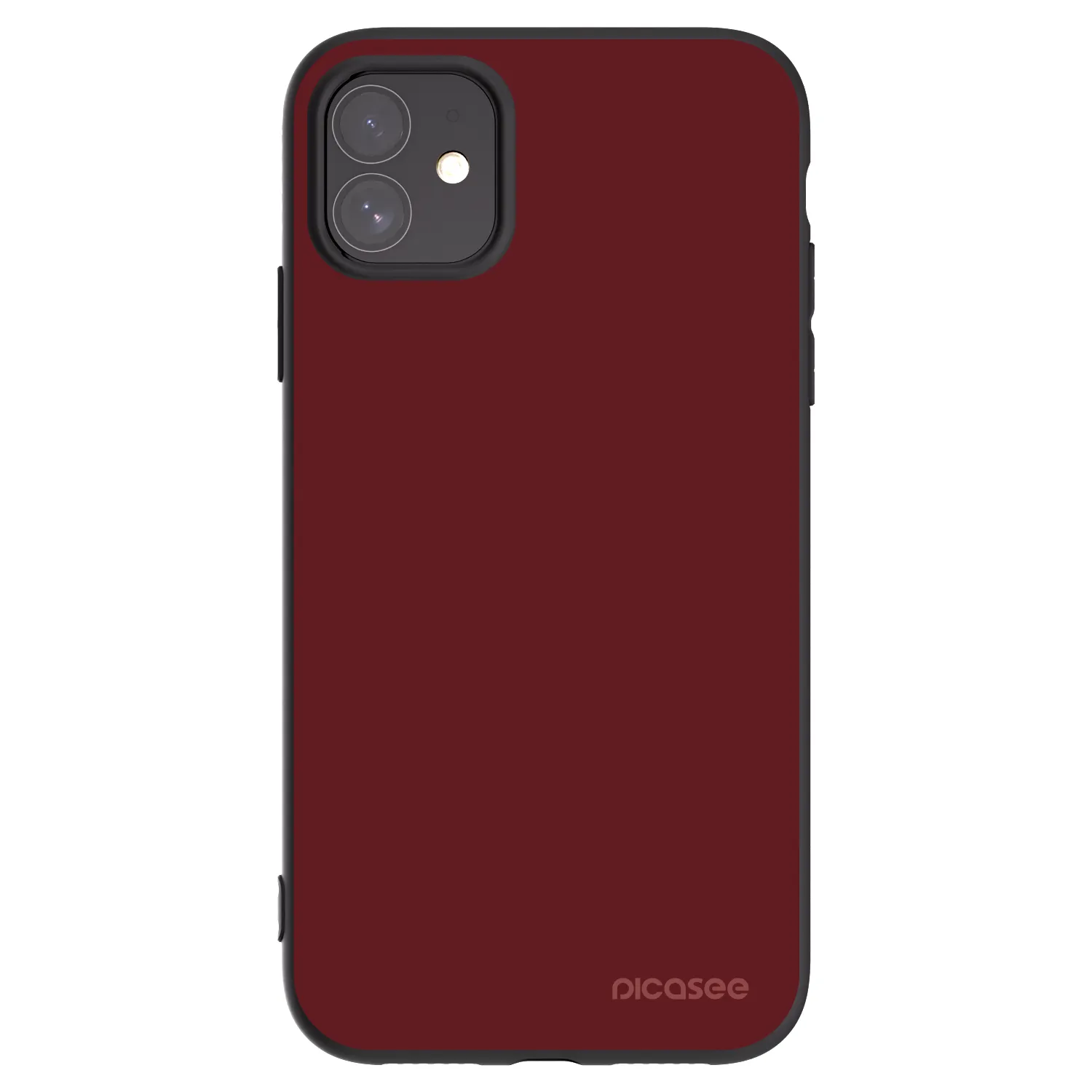 Picasee husă neagră din silicon pentru Apple iPhone 11 - Red Bliss