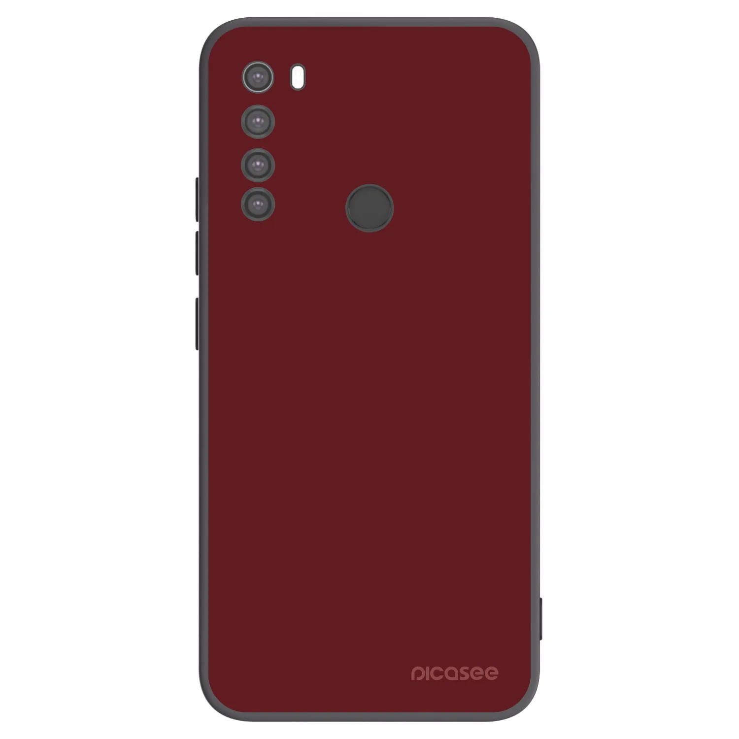 Picasee husă neagră din silicon pentru Xiaomi Redmi Note 8 - Red Bliss