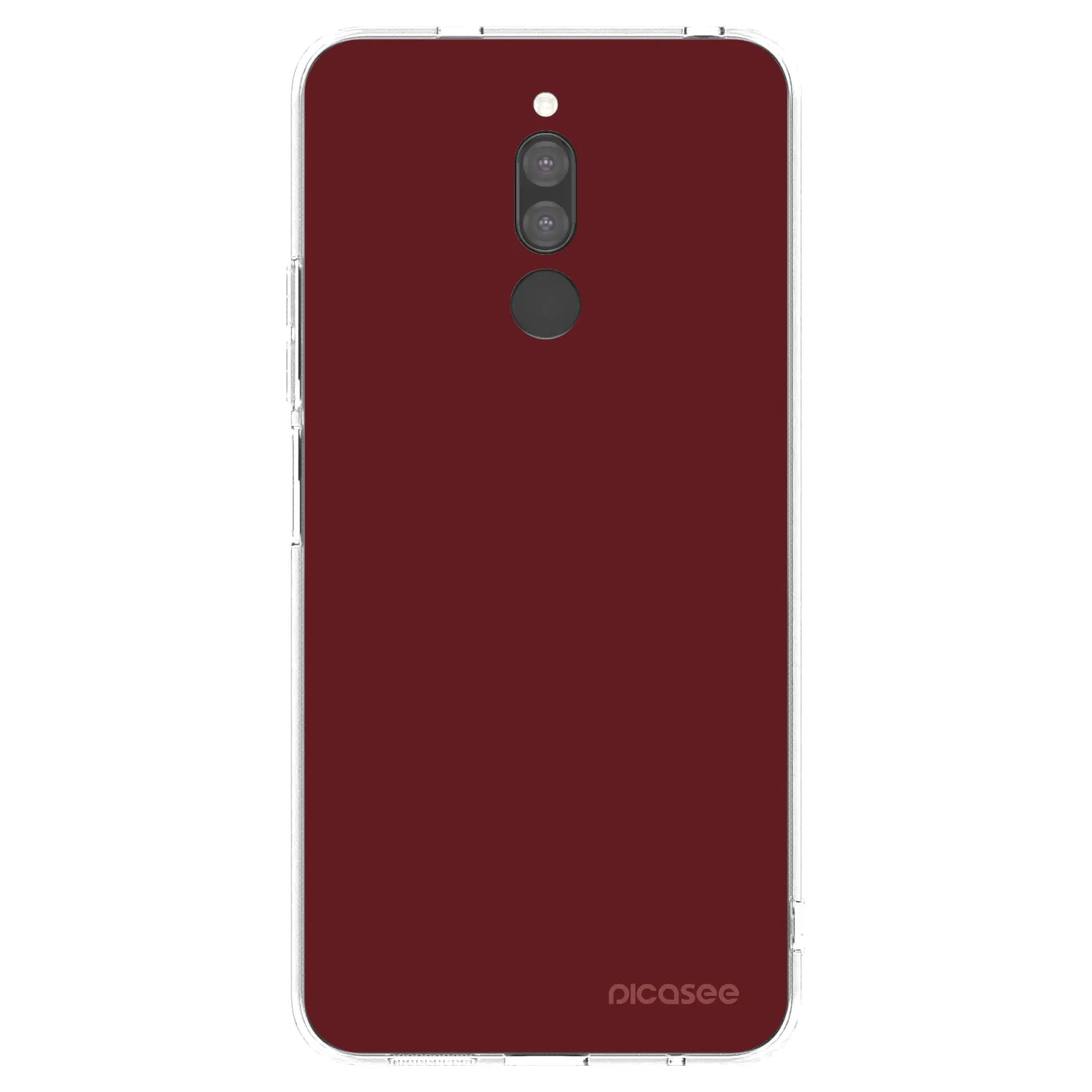 Picasee husă transparentă din silicon pentru Xiaomi Redmi 8 - Red Bliss
