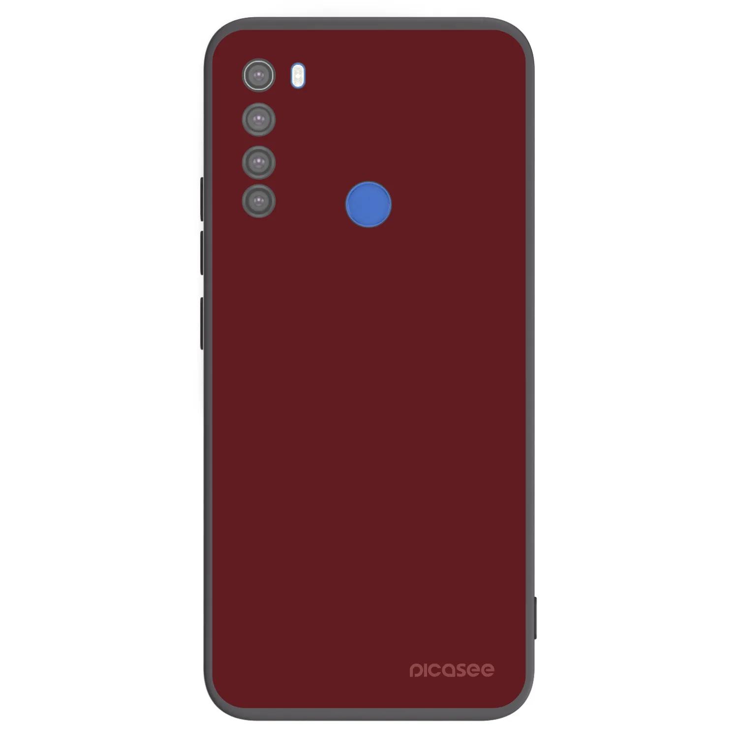 Picasee husă neagră din silicon pentru Xiaomi Redmi Note 8T - Red Bliss