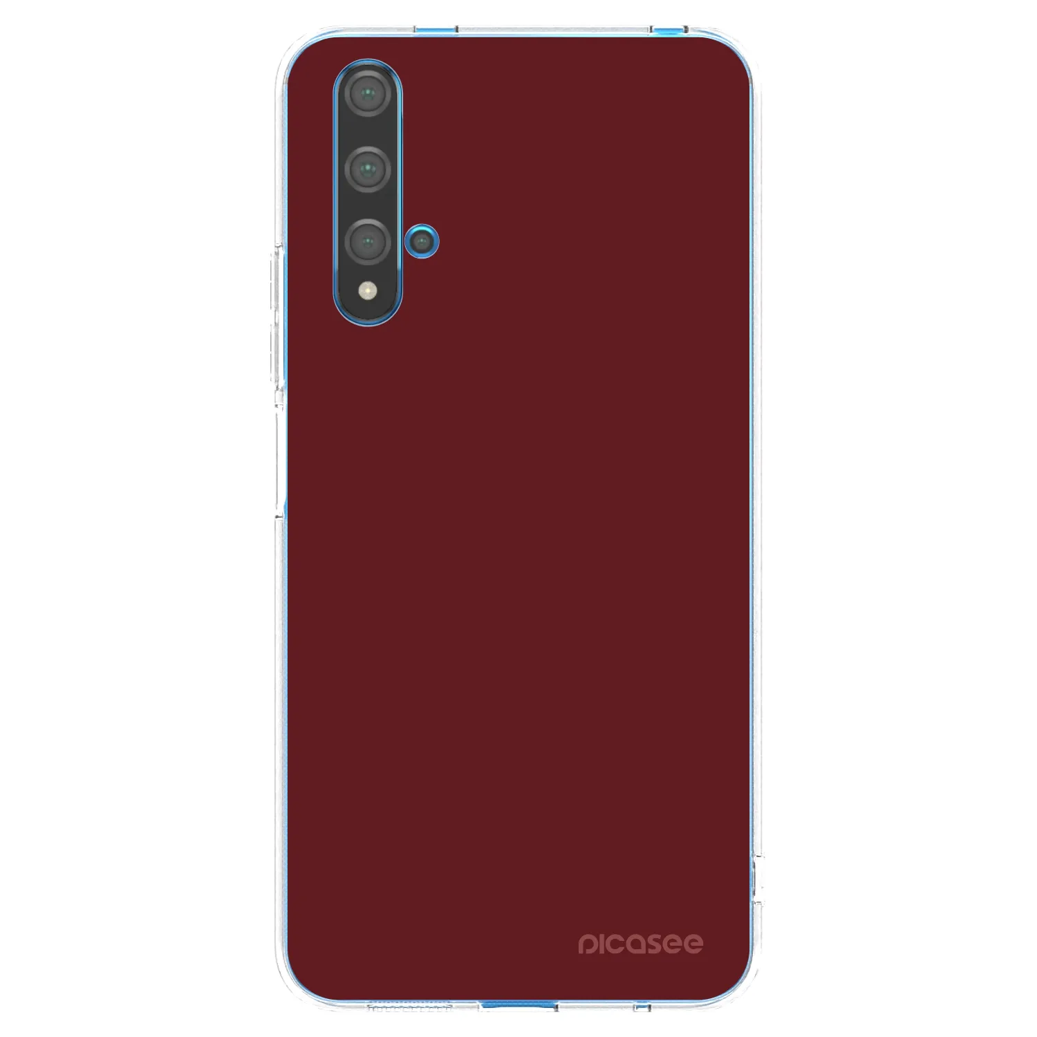 Picasee husă transparentă din silicon pentru Huawei Nova 5T - Red Bliss