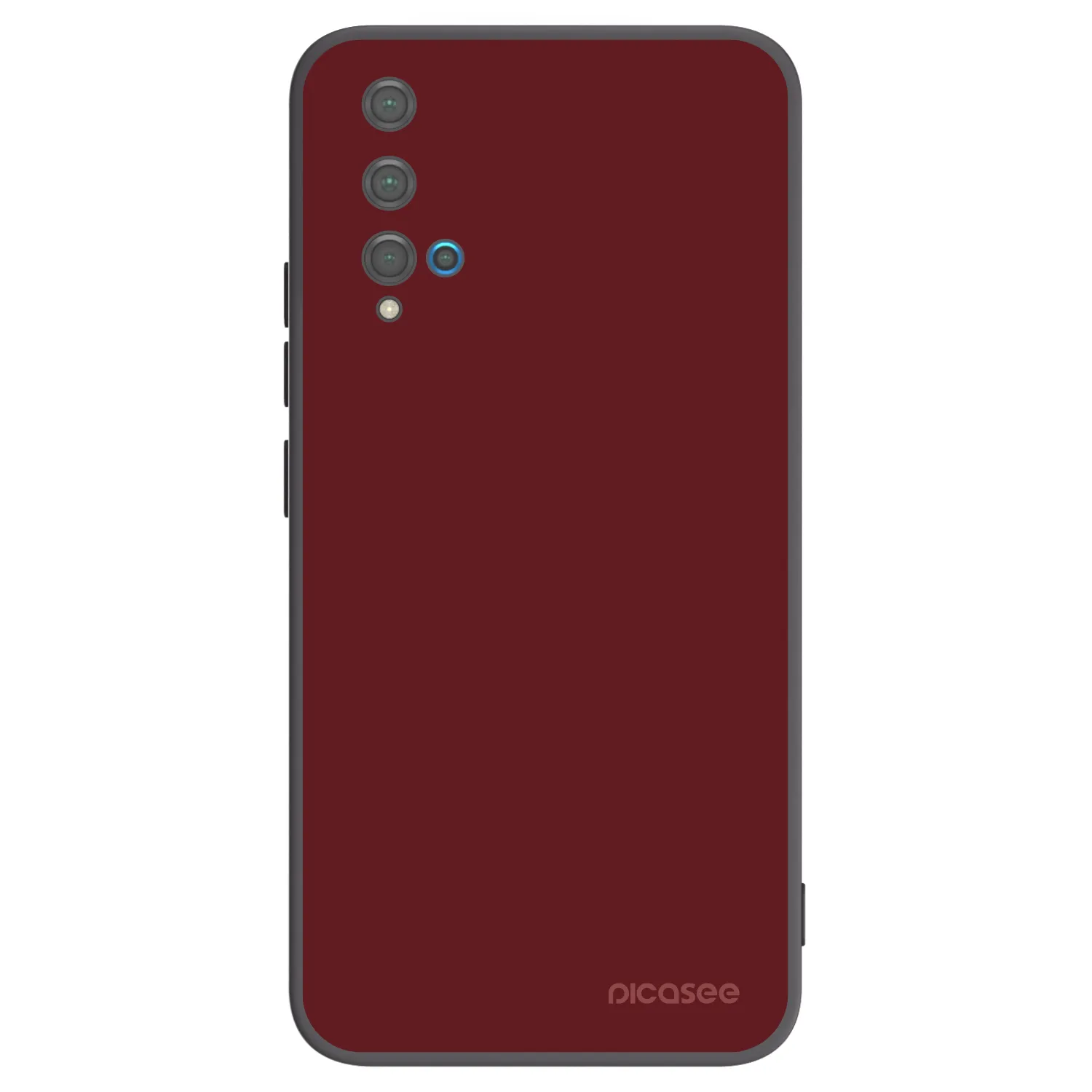 Picasee husă neagră din silicon pentru Huawei Nova 5T - Red Bliss