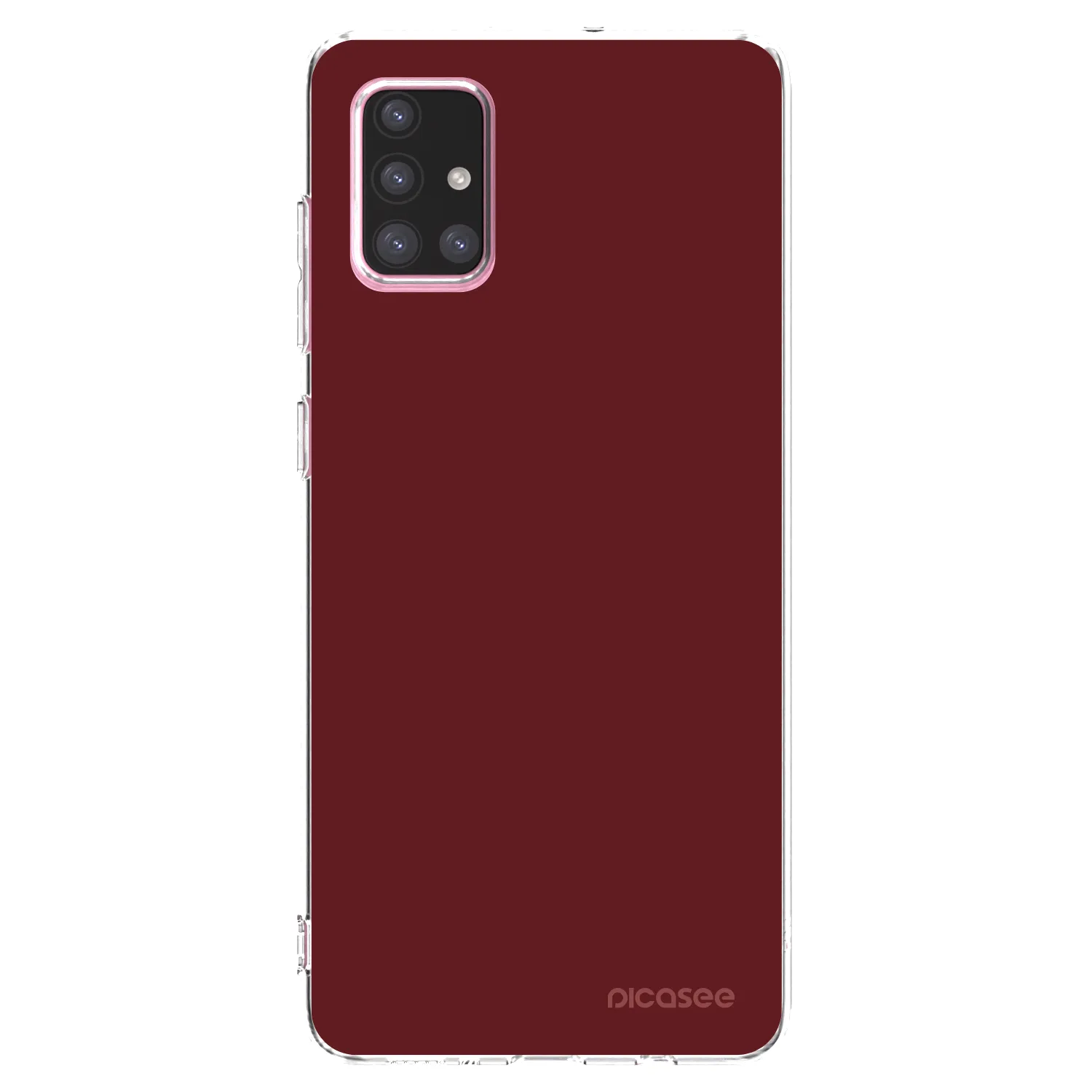 Picasee husă transparentă din silicon pentru Samsung Galaxy A71 A715F - Red Bliss