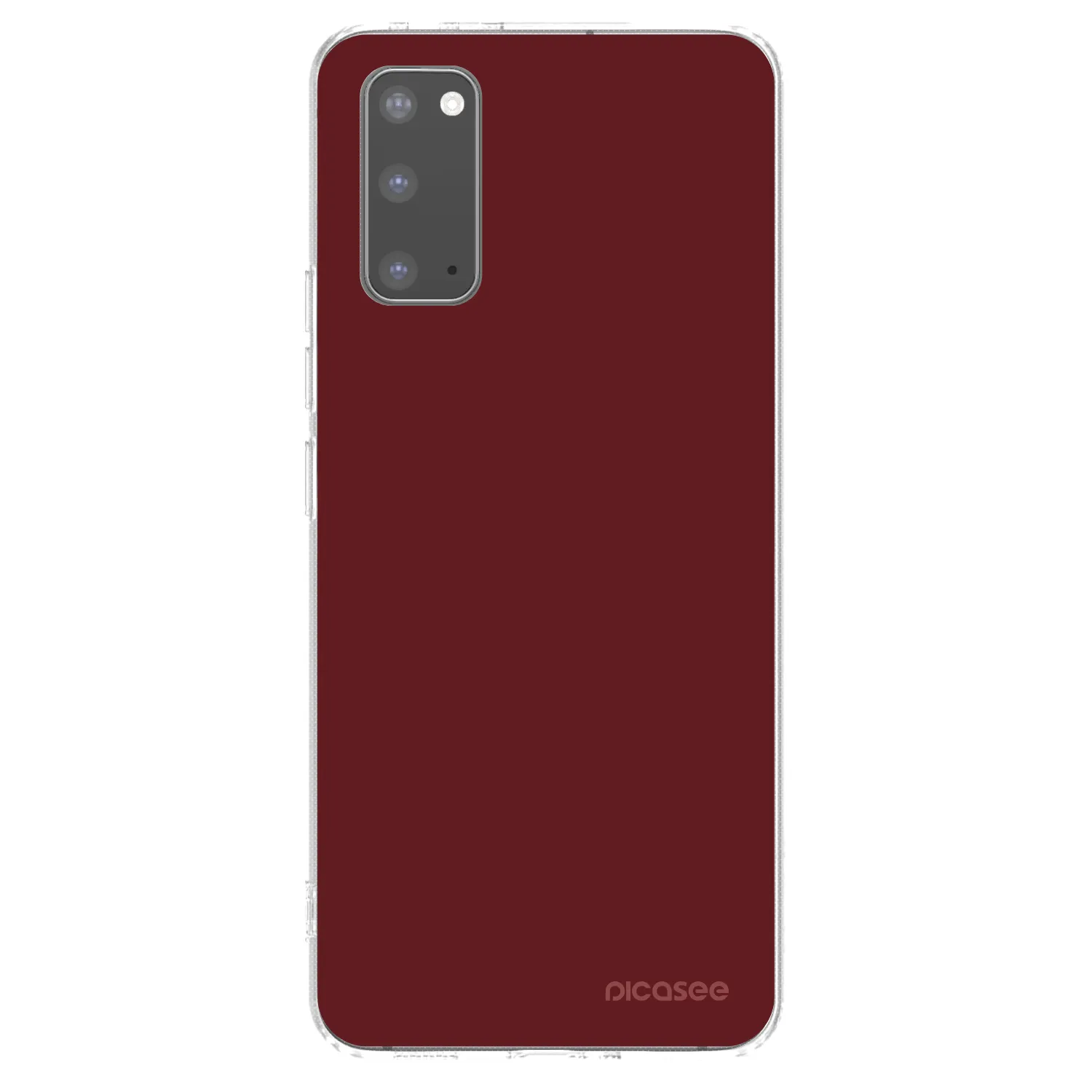 Picasee husă transparentă din silicon pentru Samsung Galaxy S20 G980F - Red Bliss