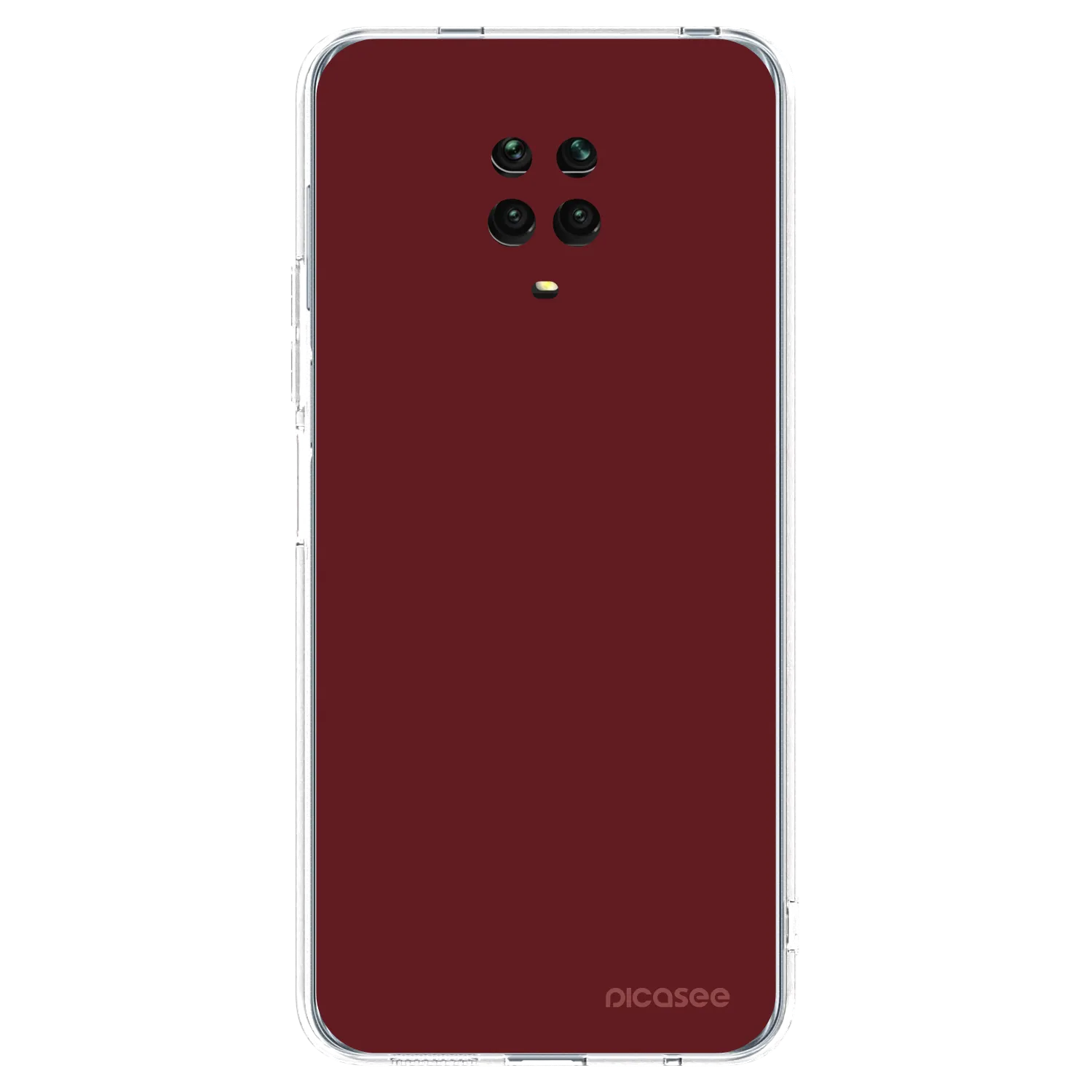 Picasee husă transparentă din silicon pentru Xiaomi Redmi Note 9 Pro - Red Bliss