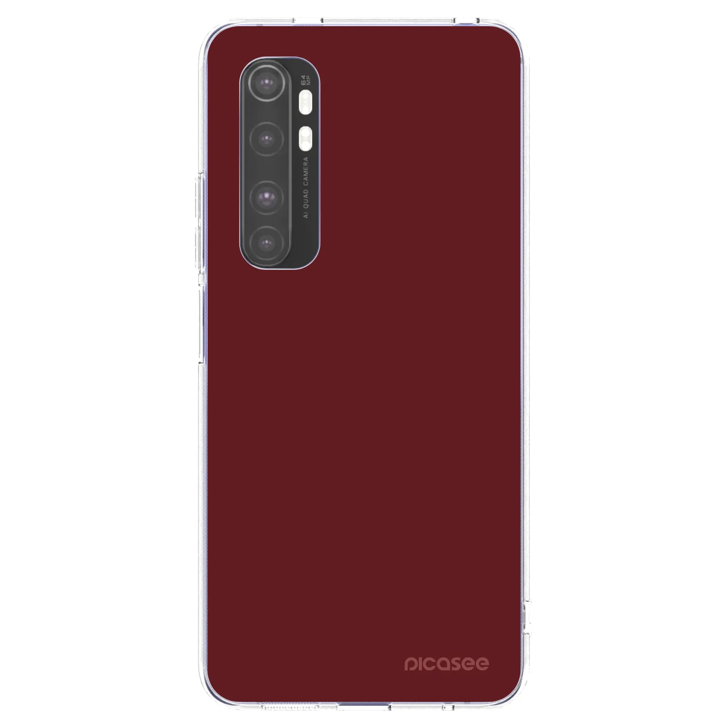 Picasee husă transparentă din silicon pentru Xiaomi Mi Note 10 Lite - Red Bliss