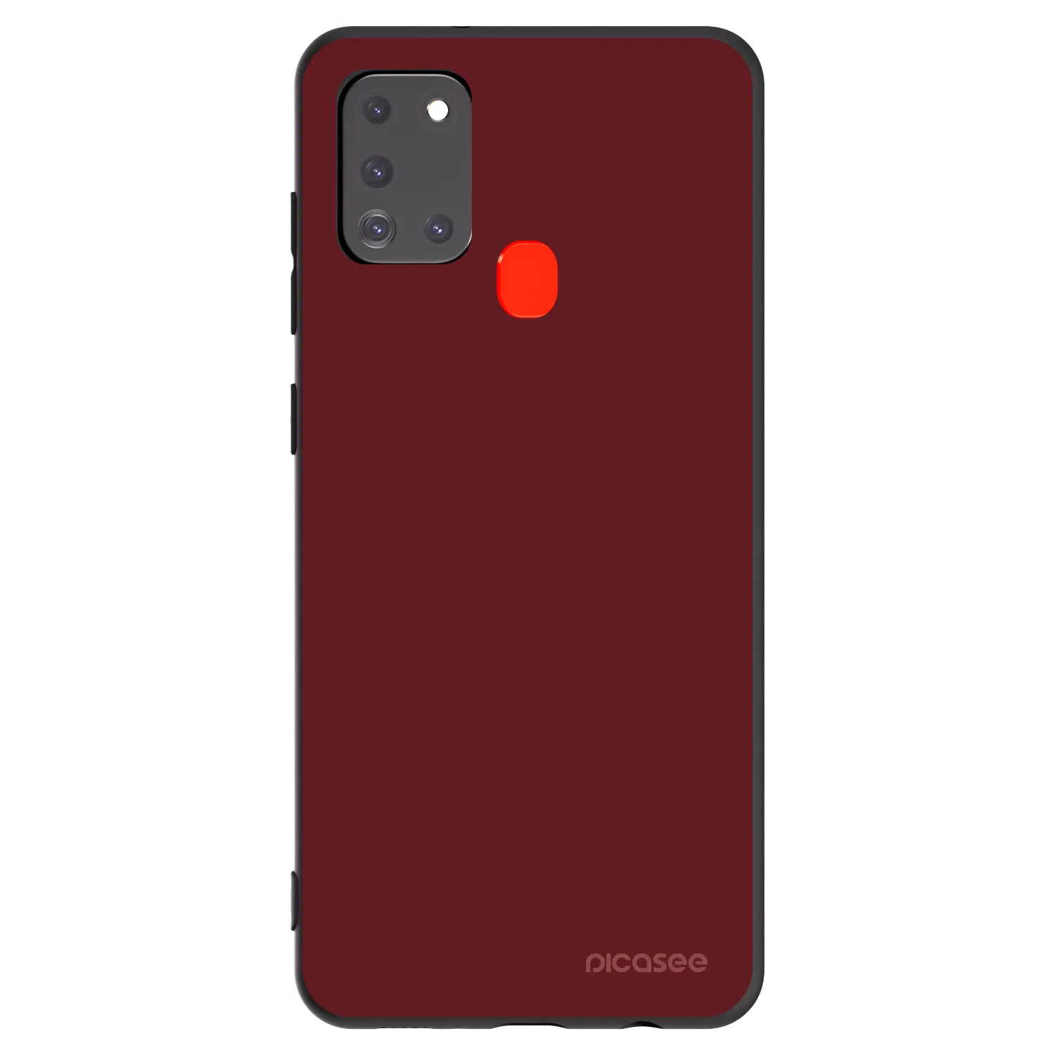 Picasee husă neagră din silicon pentru Samsung Galaxy A21s - Red Bliss
